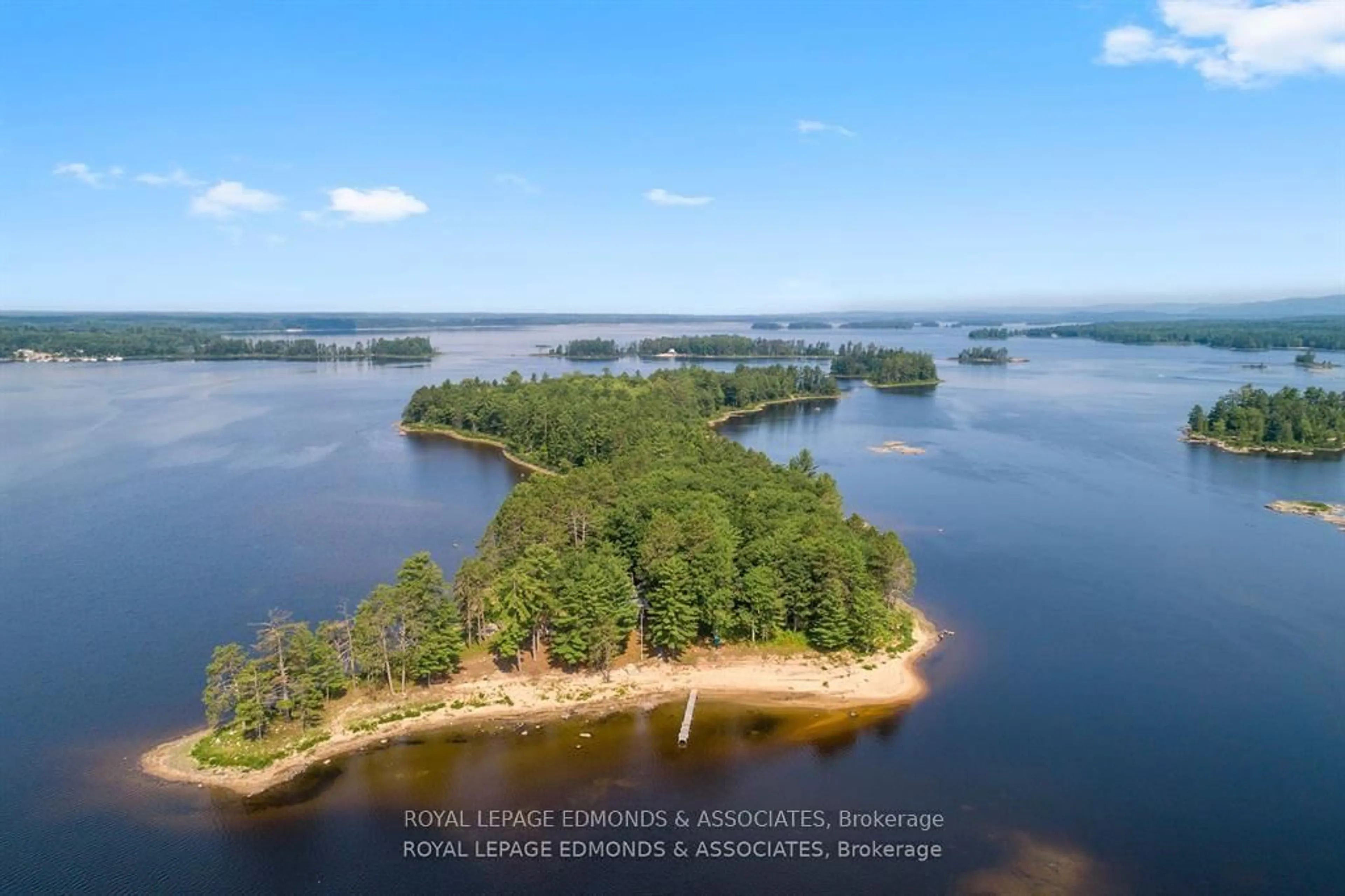A pic from outside/outdoor area/front of a property/back of a property/a pic from drone, water/lake/river/ocean view for 0 Wabewawa Island, Petawawa Ontario K8H 1Z1