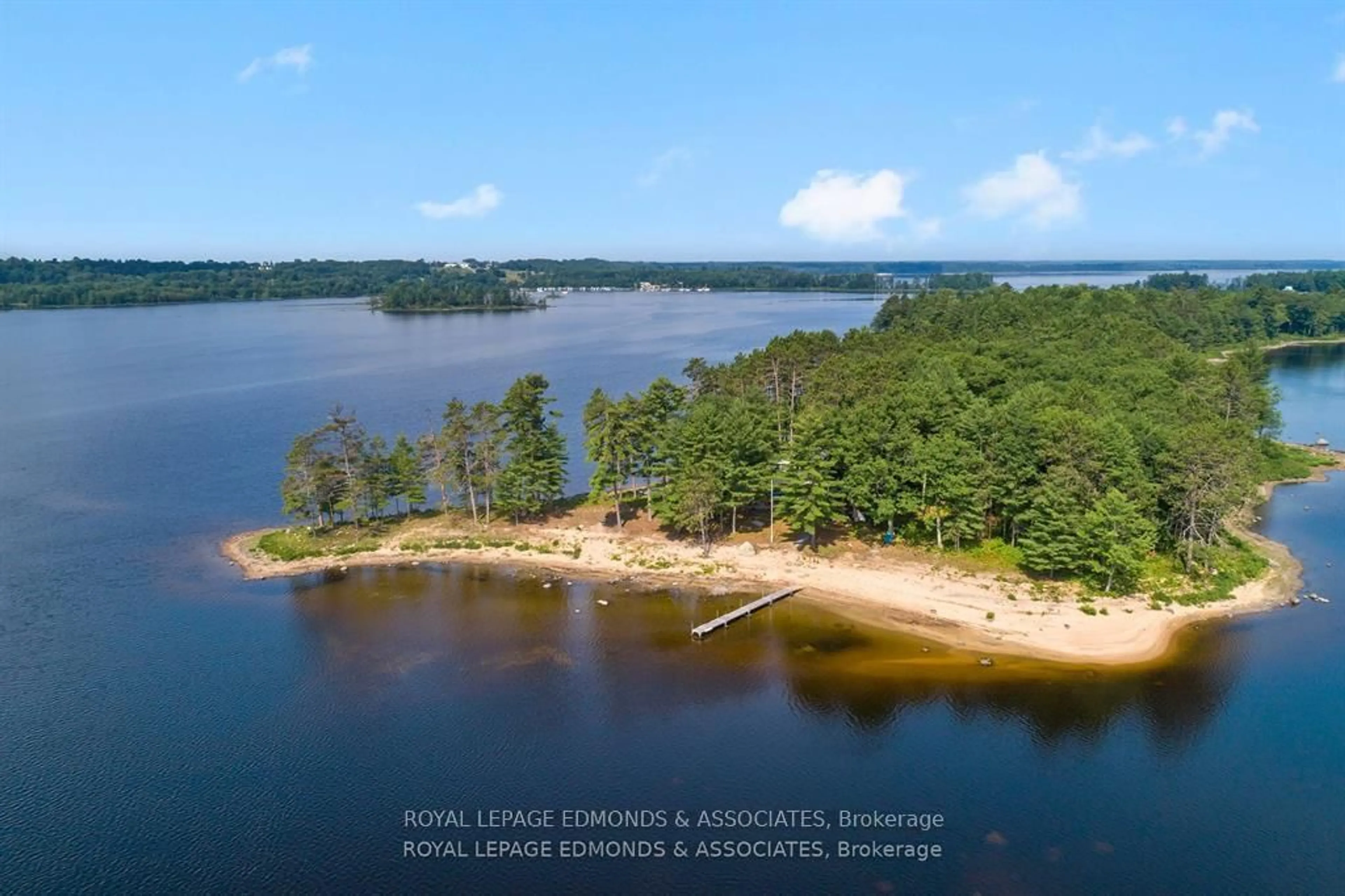 A pic from outside/outdoor area/front of a property/back of a property/a pic from drone, water/lake/river/ocean view for 0 Wabewawa Island, Petawawa Ontario K8H 1Z1