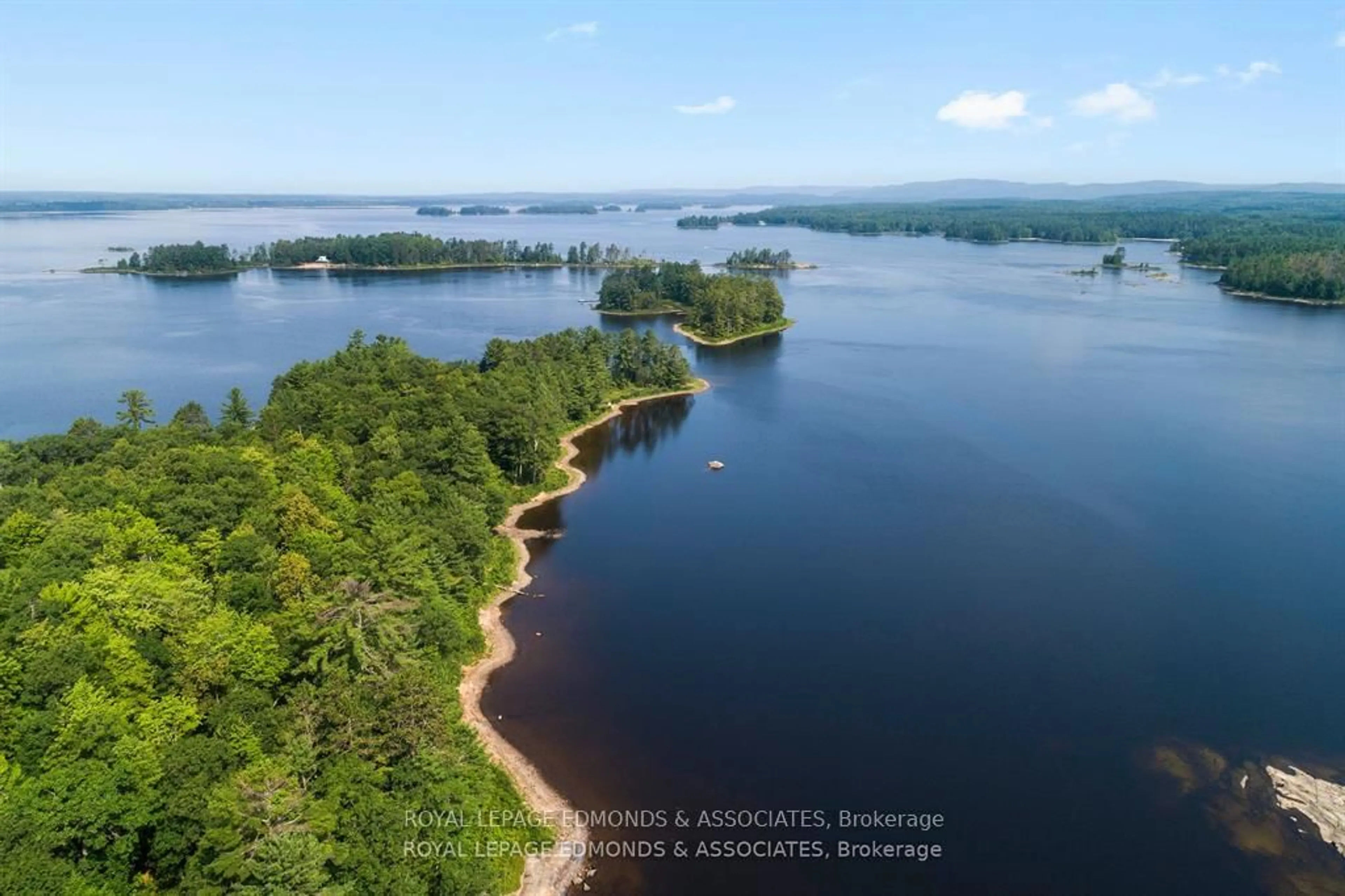 A pic from outside/outdoor area/front of a property/back of a property/a pic from drone, water/lake/river/ocean view for 0 Wabewawa Island, Petawawa Ontario K8H 1Z1