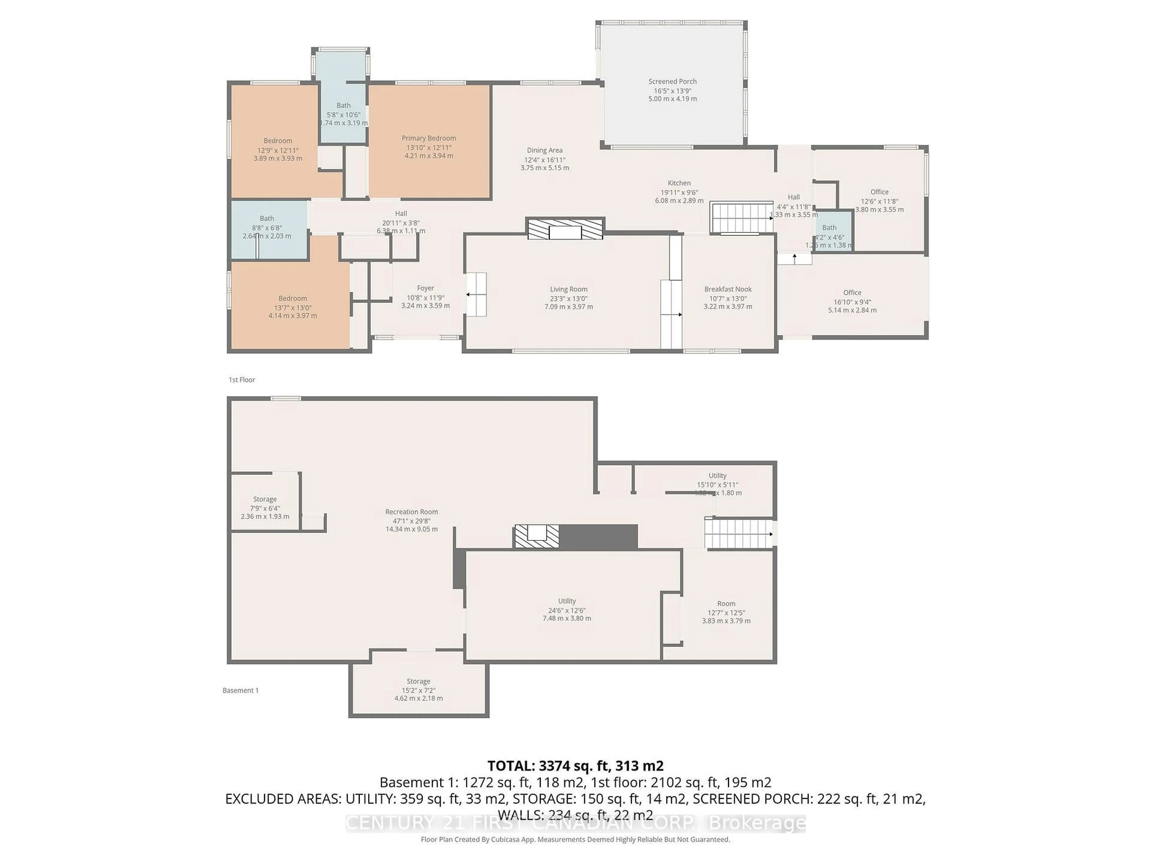 Floor plan for 14519 Elginfield Rd, Middlesex Centre Ontario N0M 2J0