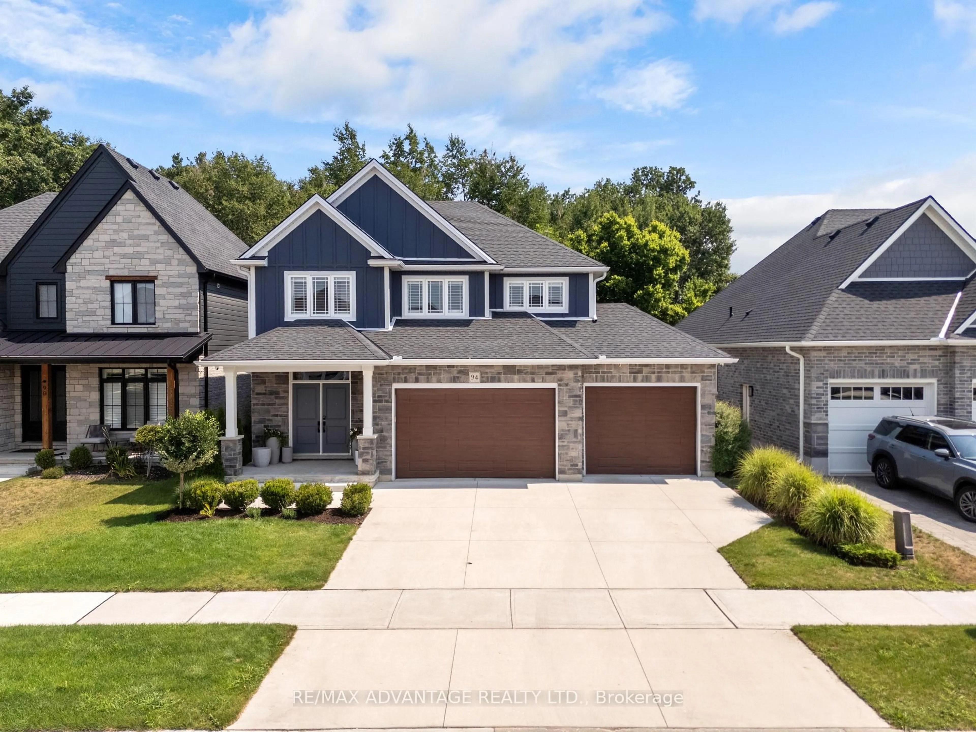 Home with brick exterior material, street for 94 Mill Pond Cres, Thames Centre Ontario N0L 1G2