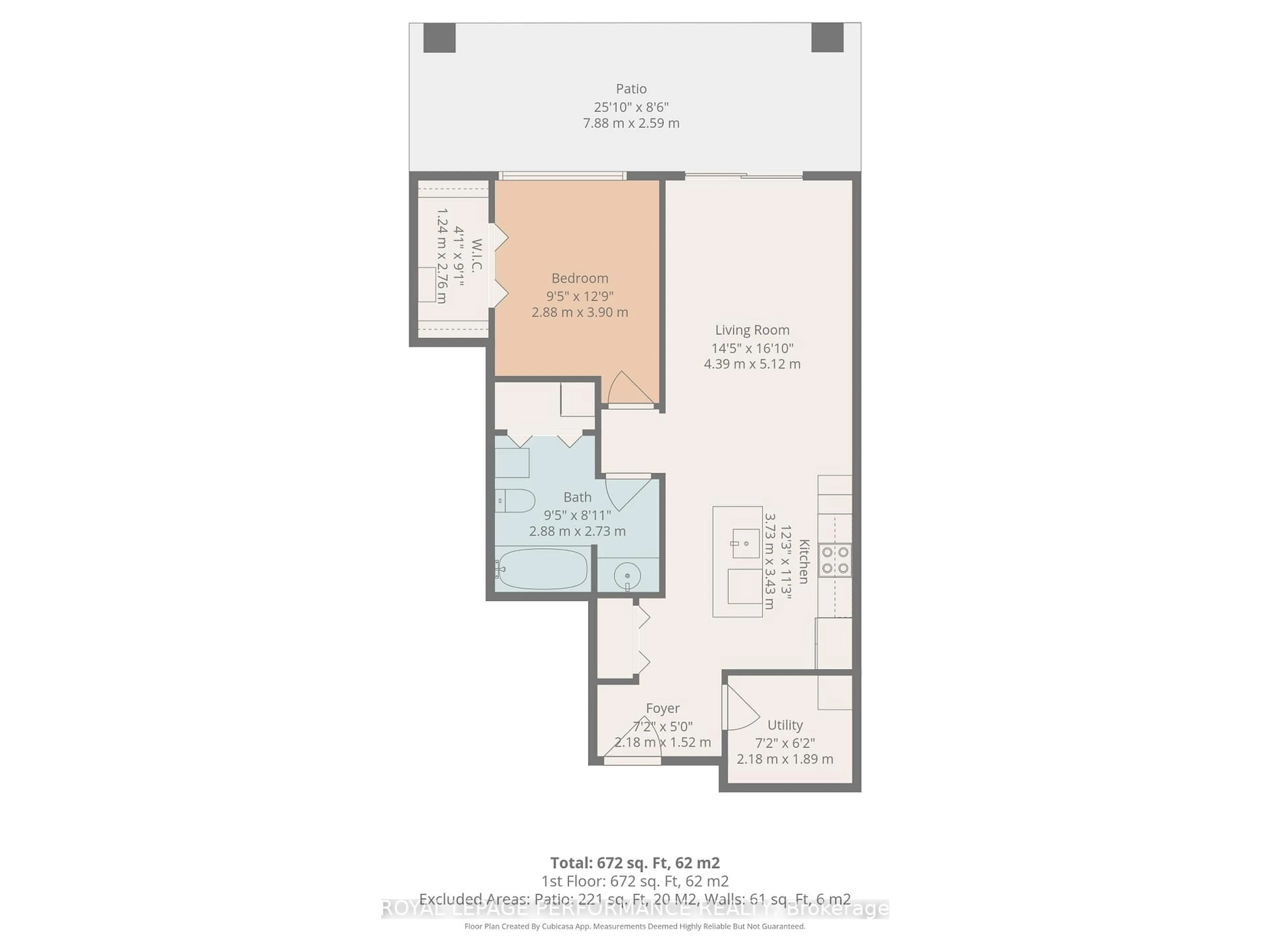 Floor plan for 120 Prestige Circ #116, Ottawa Ontario K4A 1B4