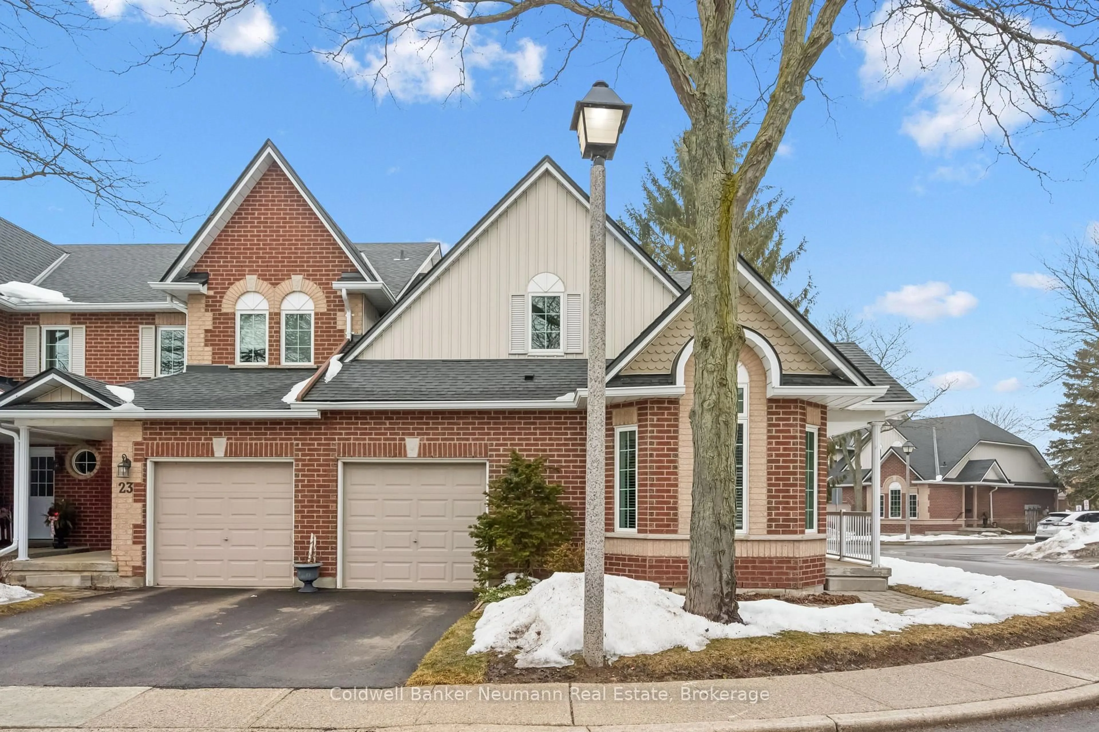 Home with brick exterior material, street for 60 Ptarmigan Dr #22, Guelph Ontario N1C 1E5