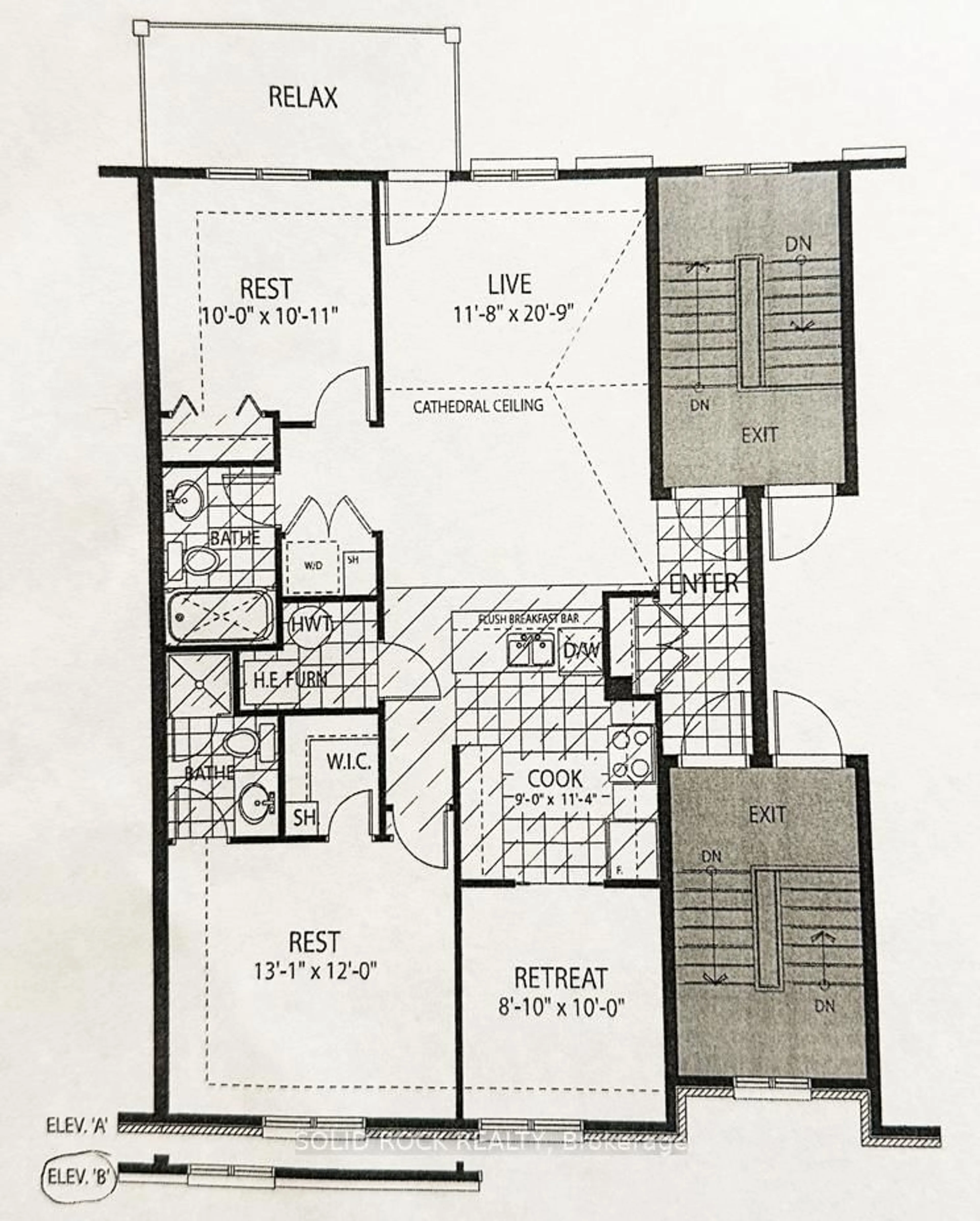 Floor plan for 19 Tadley Private #G, Ottawa Ontario K2J 2T3