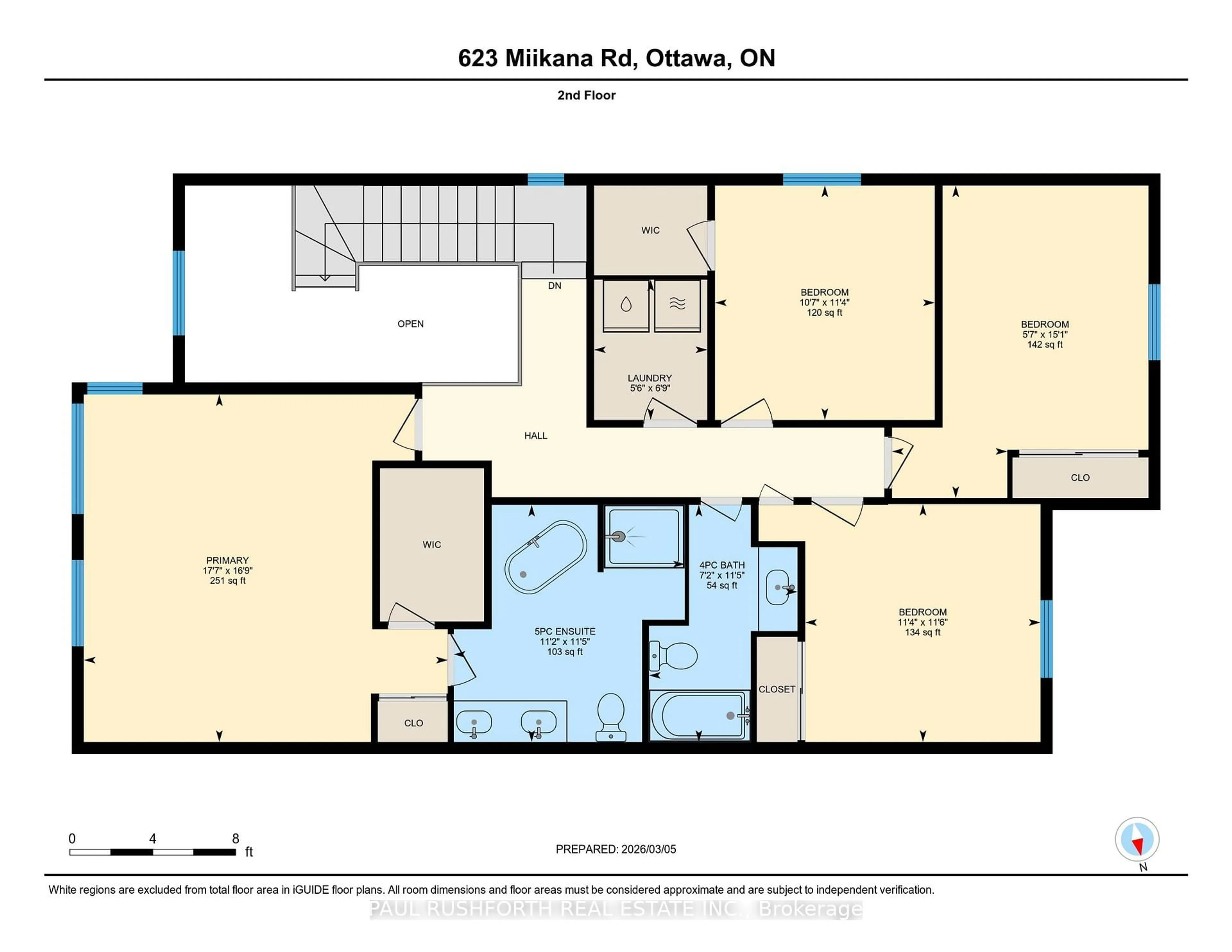 Floor plan for 623 Miikana Rd, Ottawa Ontario K1X 0G5