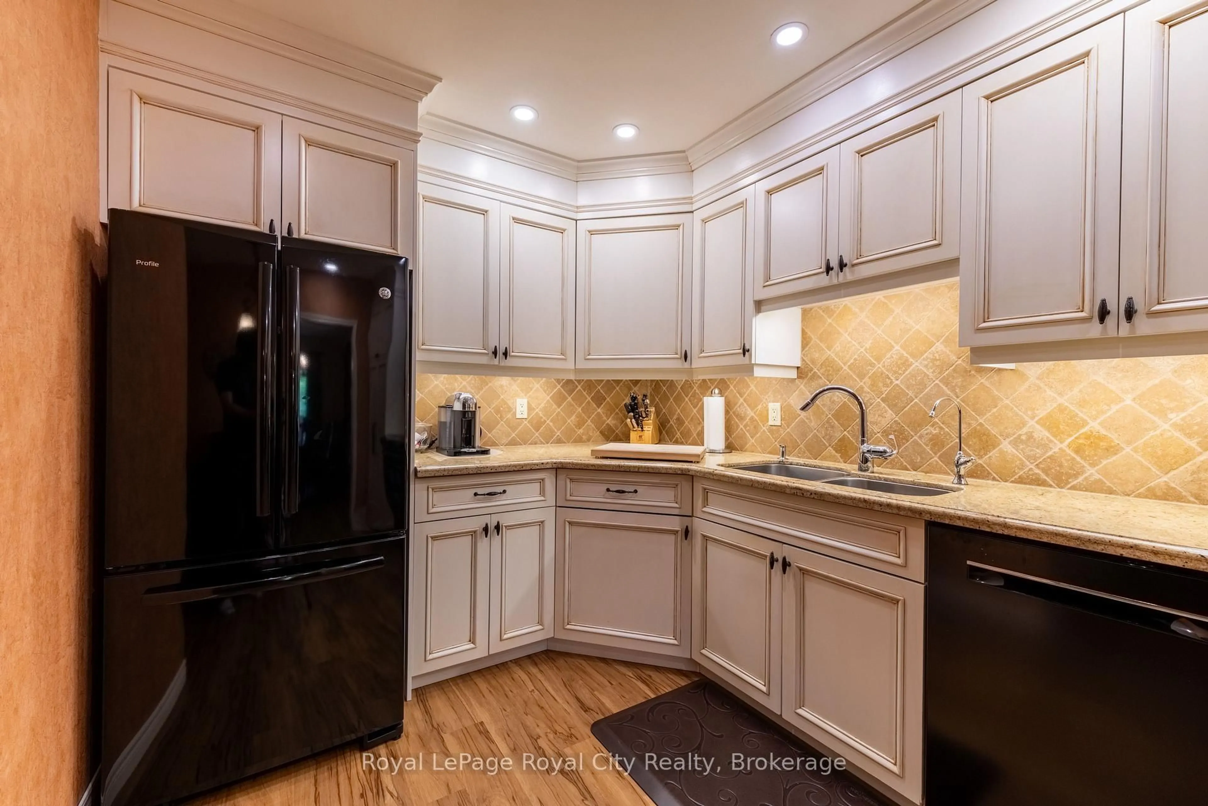 Contemporary kitchen, ceramic/tile floor for 121 Waterloo Ave #101, Guelph Ontario N1H 3H9