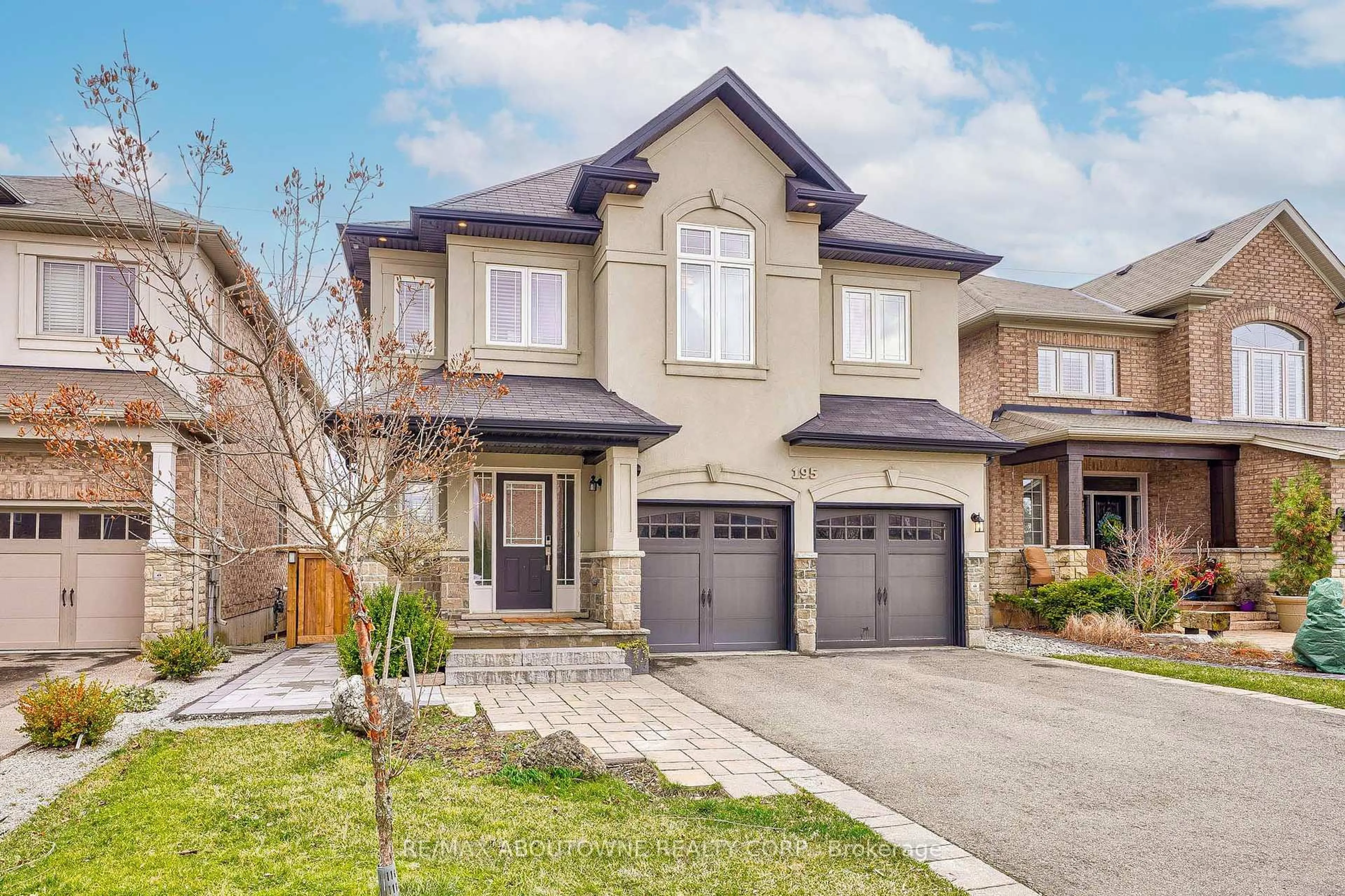 Home with brick exterior material, street for 195 Greti Dr, Hamilton Ontario L9B 0H5