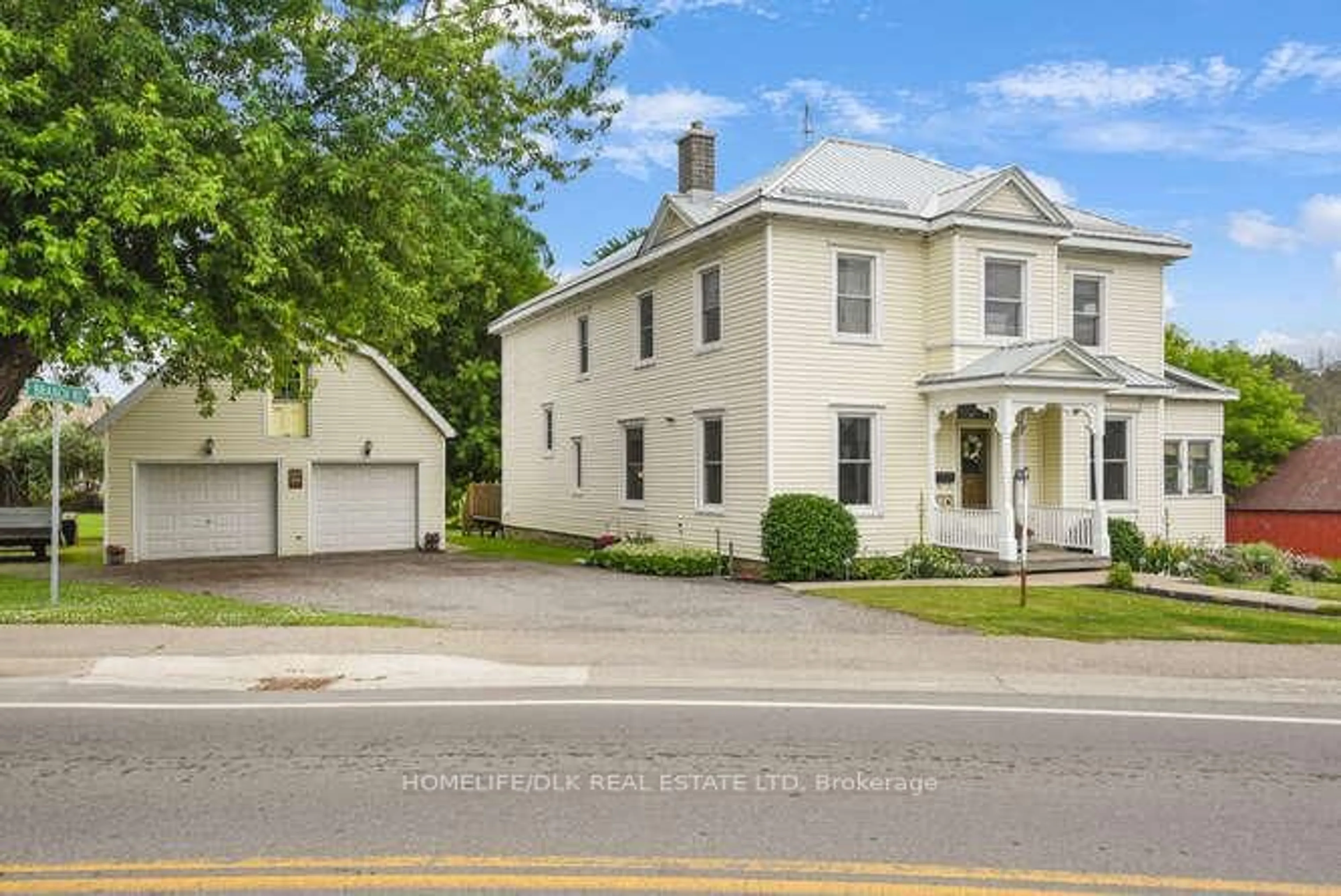 A pic from outside/outdoor area/front of a property/back of a property/a pic from drone, street for 9101 County 15 Rd, Augusta Ontario K0G 1R0