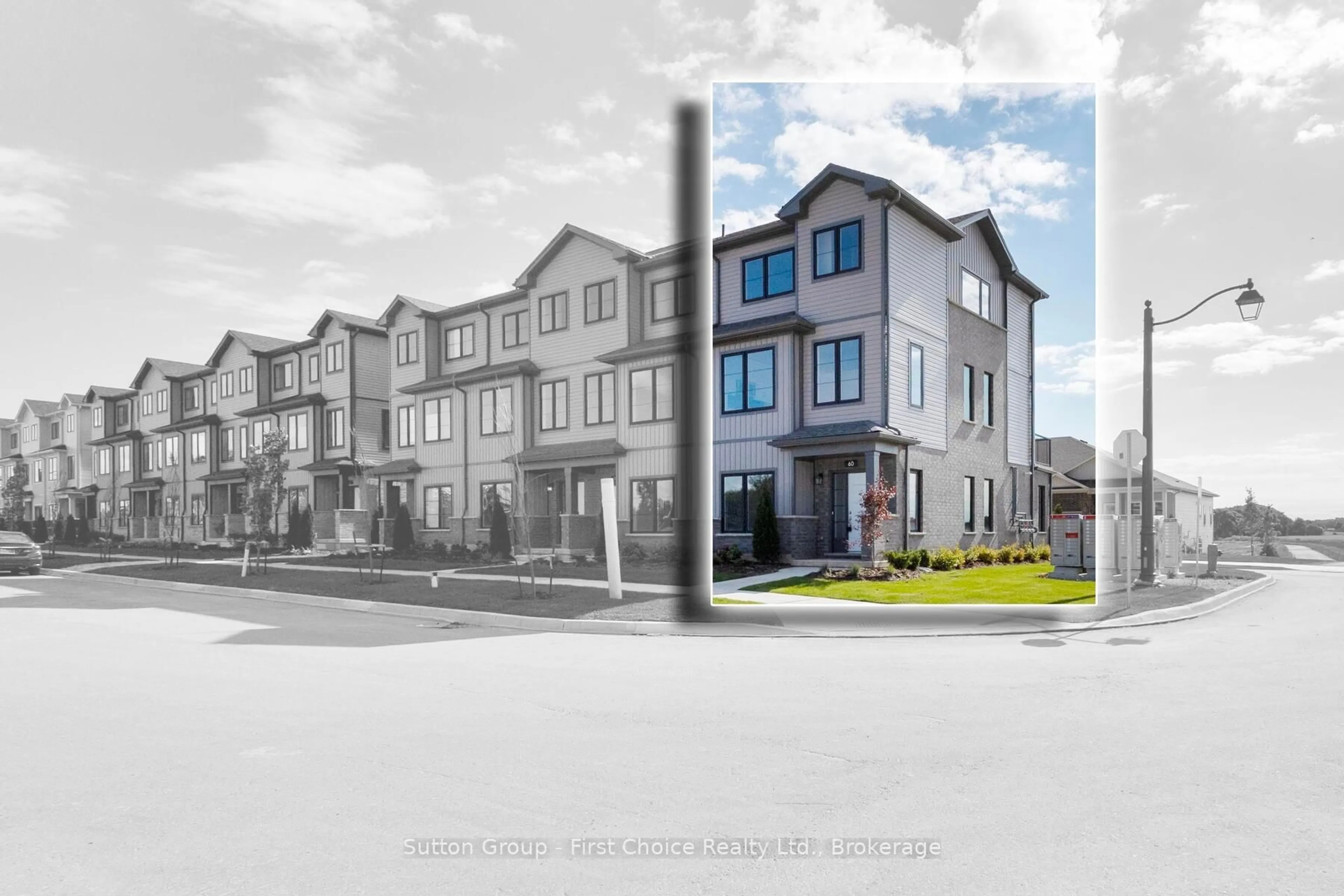 Home with vinyl exterior material, street for 60 Balladry Blvd, Stratford Ontario N5A 6S6