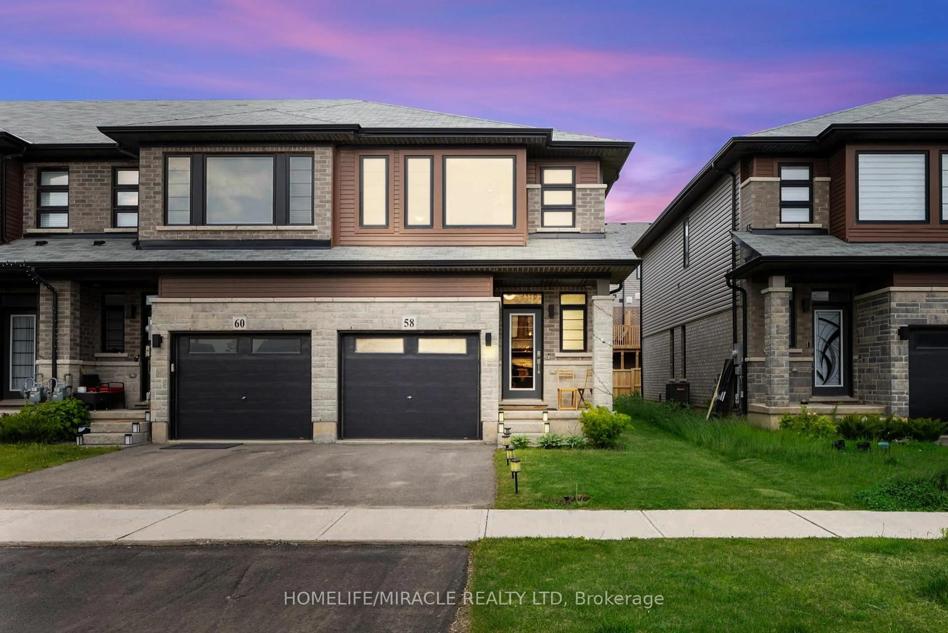 Home with brick exterior material, street for 58 June Callwood Way, Brant Ontario N3T 0V2