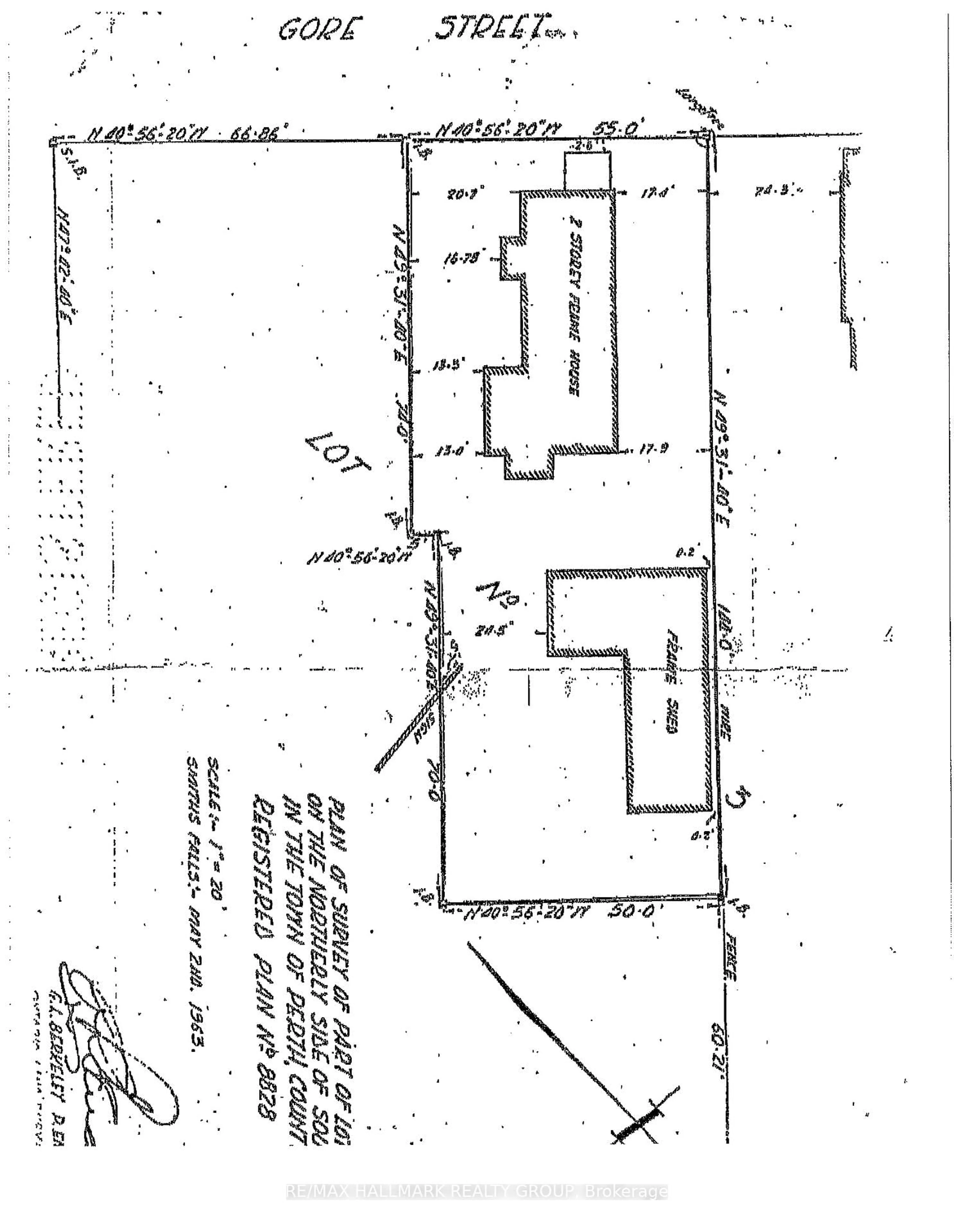 Floor plan for 229 Gore St, Perth Ontario K7H 1K6
