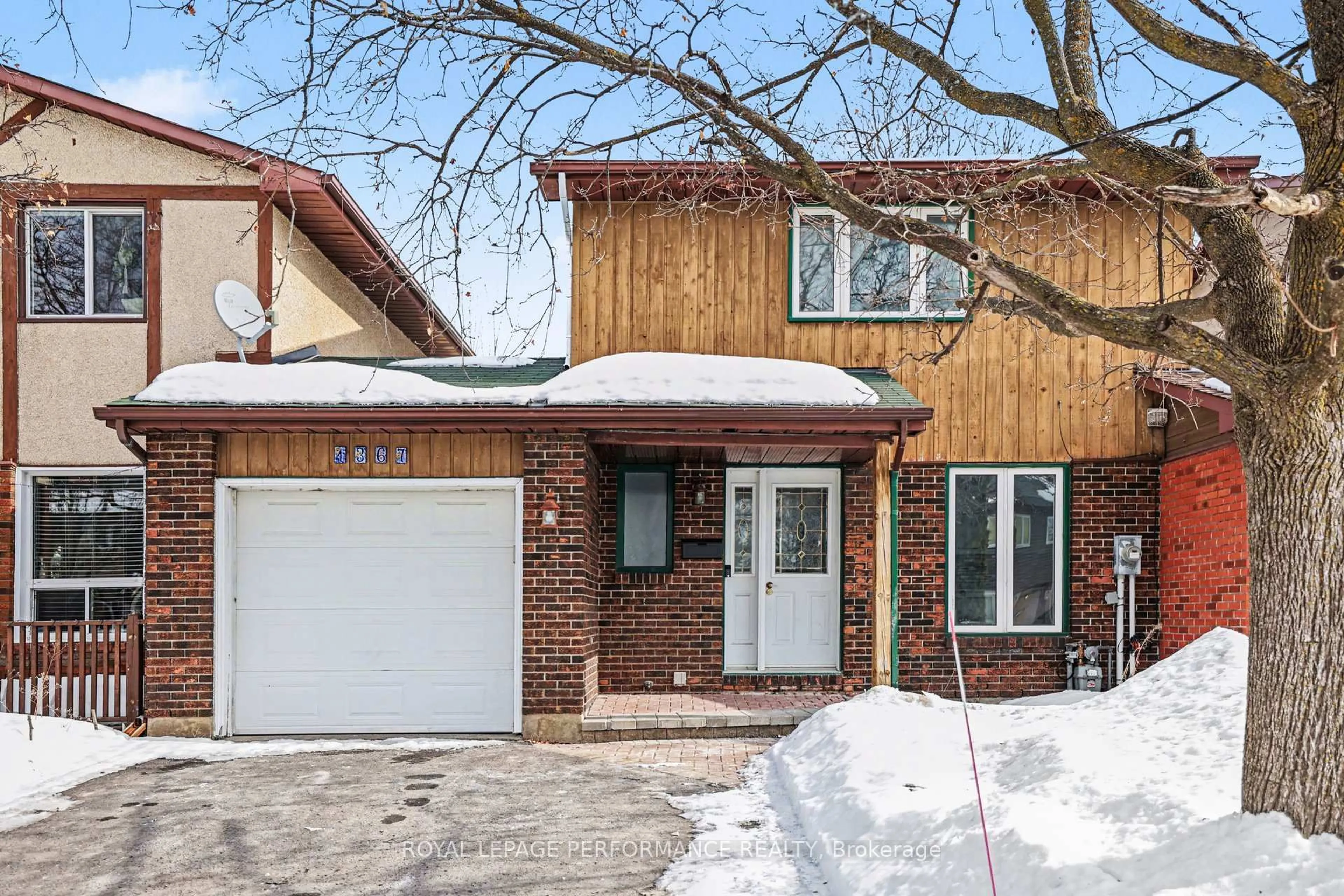 Home with brick exterior material, street for 1367 Cedarcroft Cres, Orleans Ontario K1B 5G8