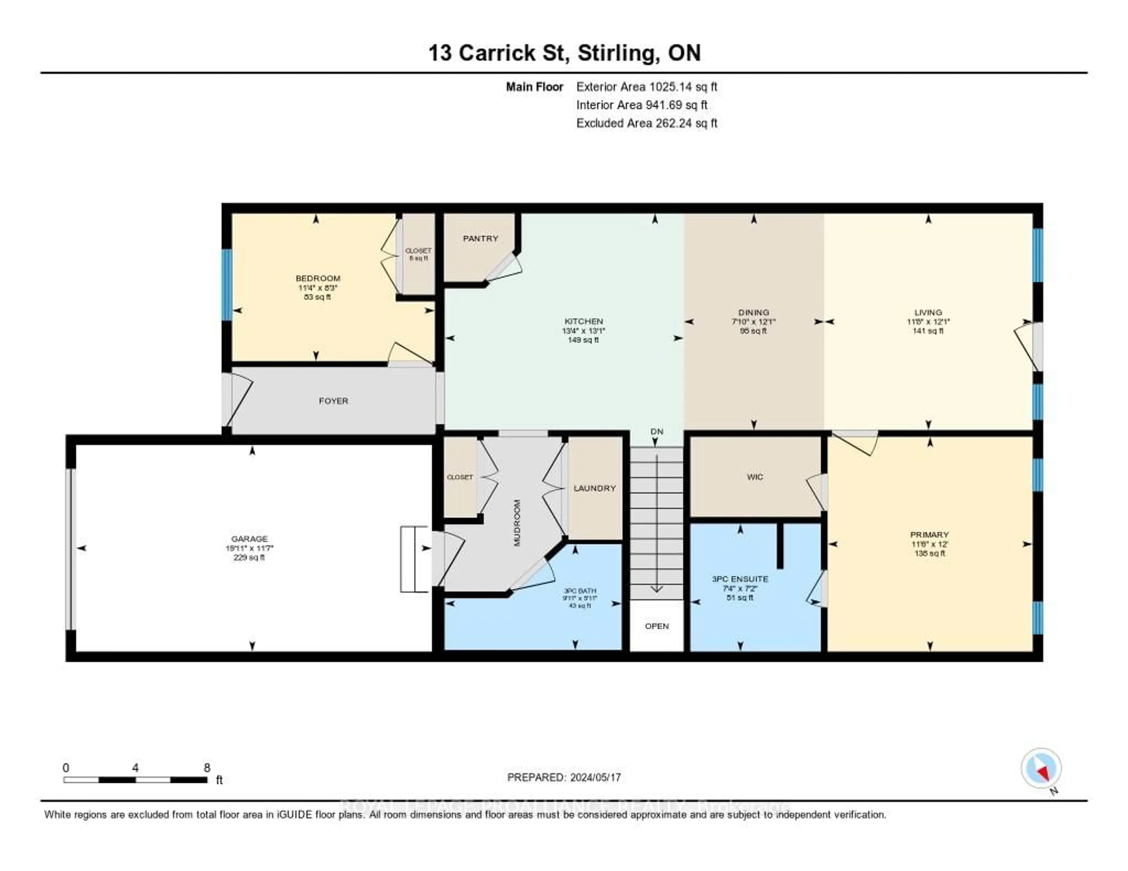 Floor plan for 13 Carrick St, Stirling Ontario K0K 3E0