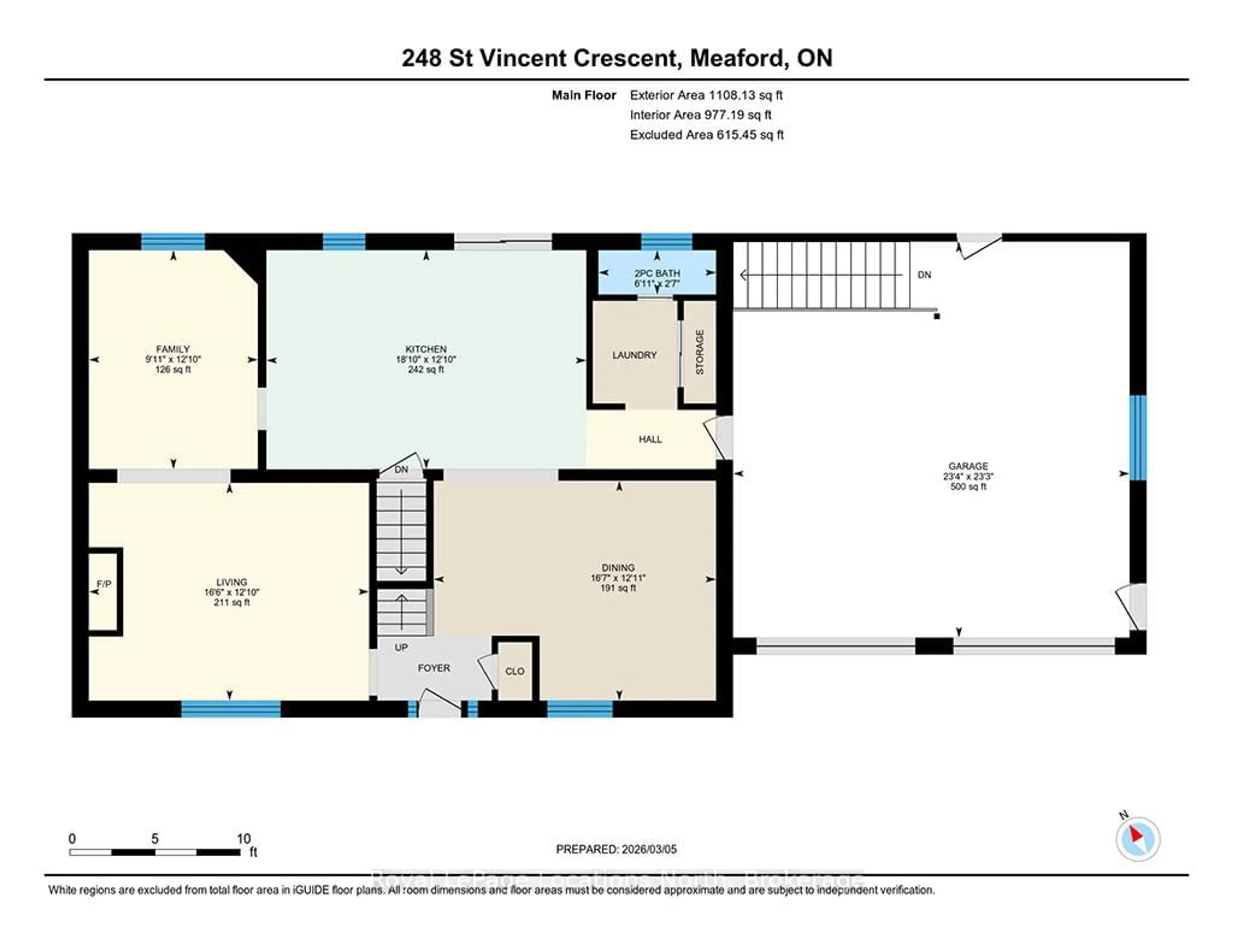 Floor plan for 248 St. Vincent Cres, Meaford Ontario N4L 1W7