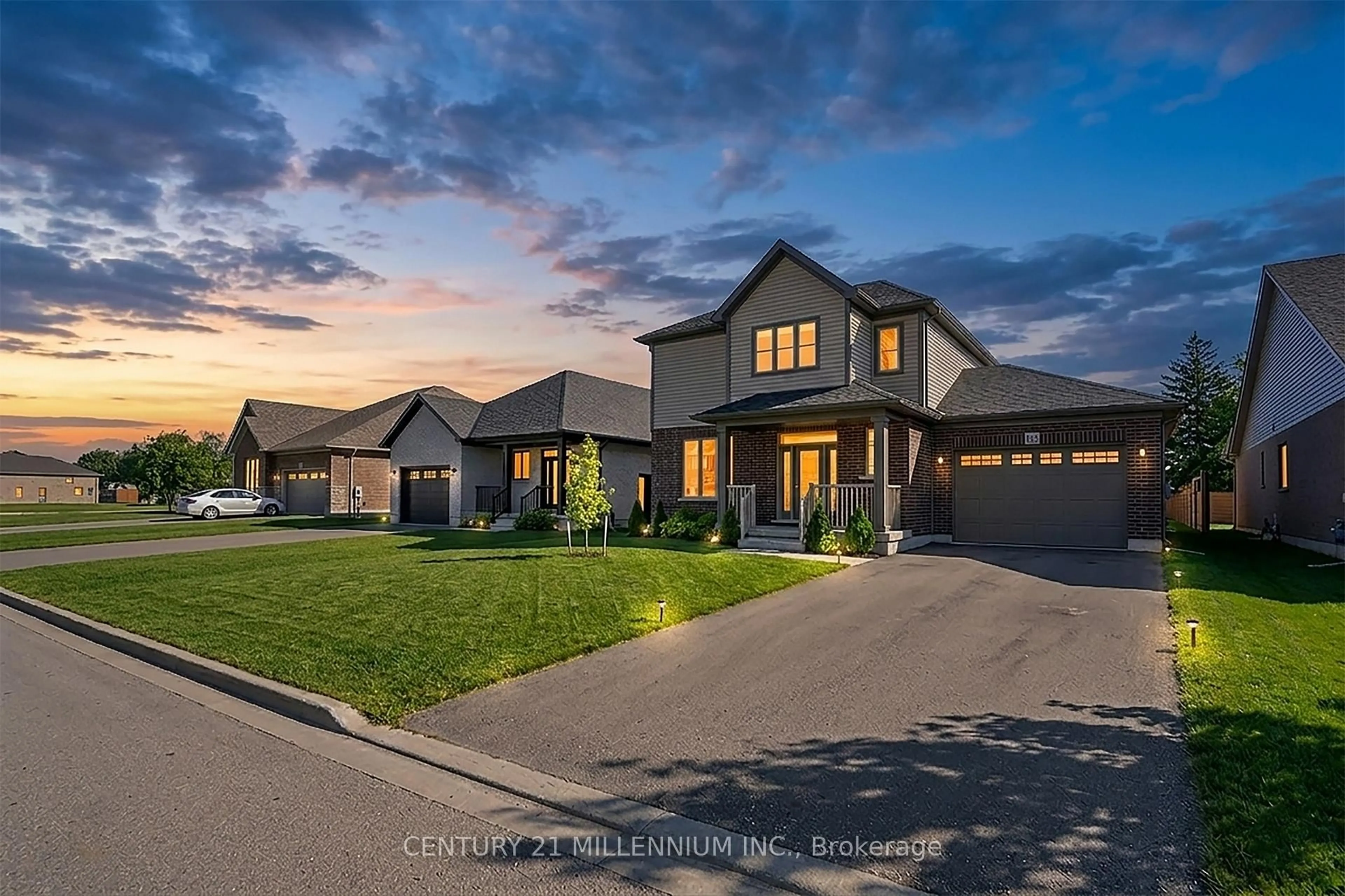 Home with brick exterior material, street for 119 Emerson Way, West Grey Ontario N0G 1R0