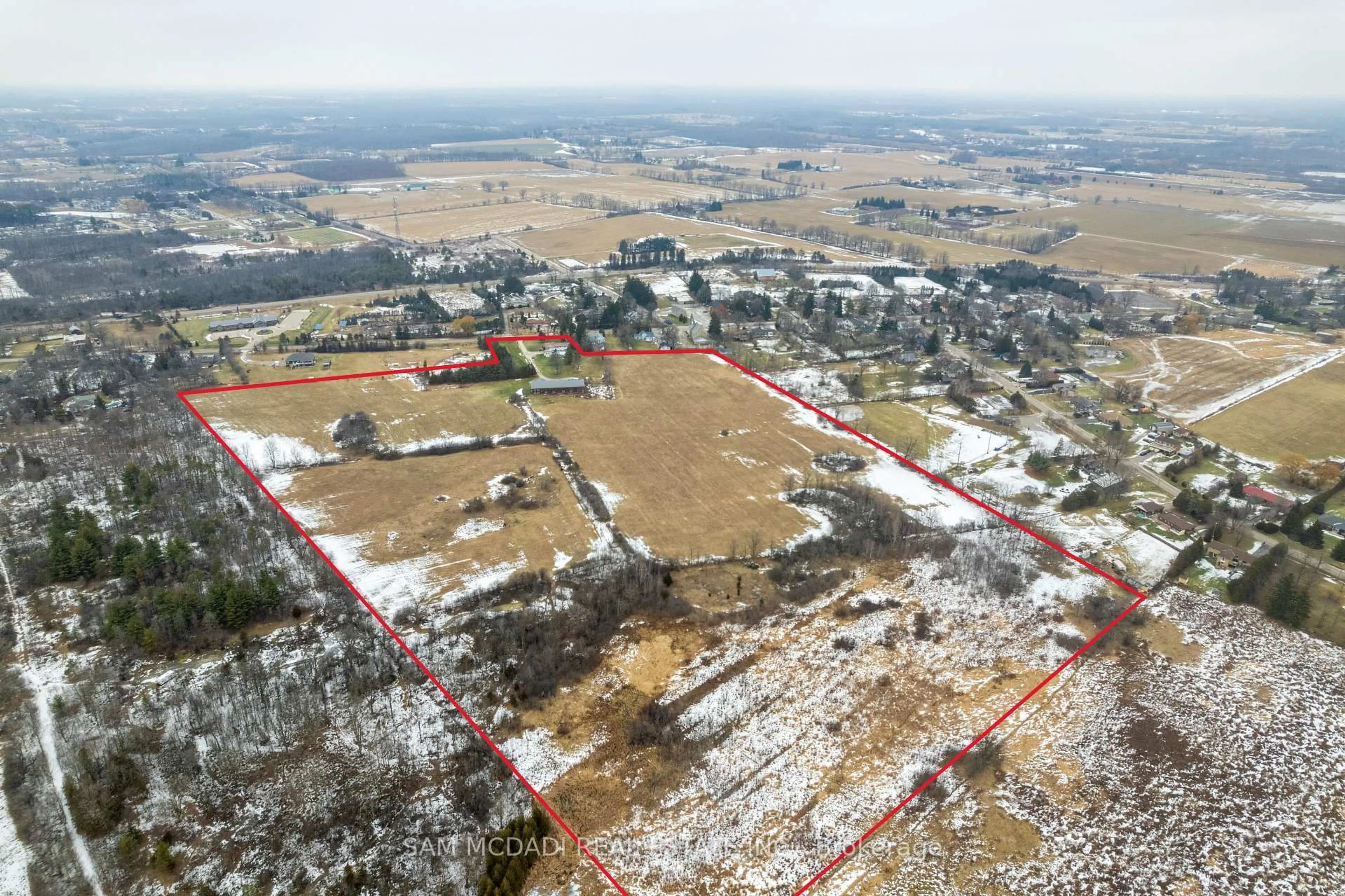 A pic from outside/outdoor area/front of a property/back of a property/a pic from drone, building for 1291 Old Highway 8, Hamilton Ontario L0R 1Z0
