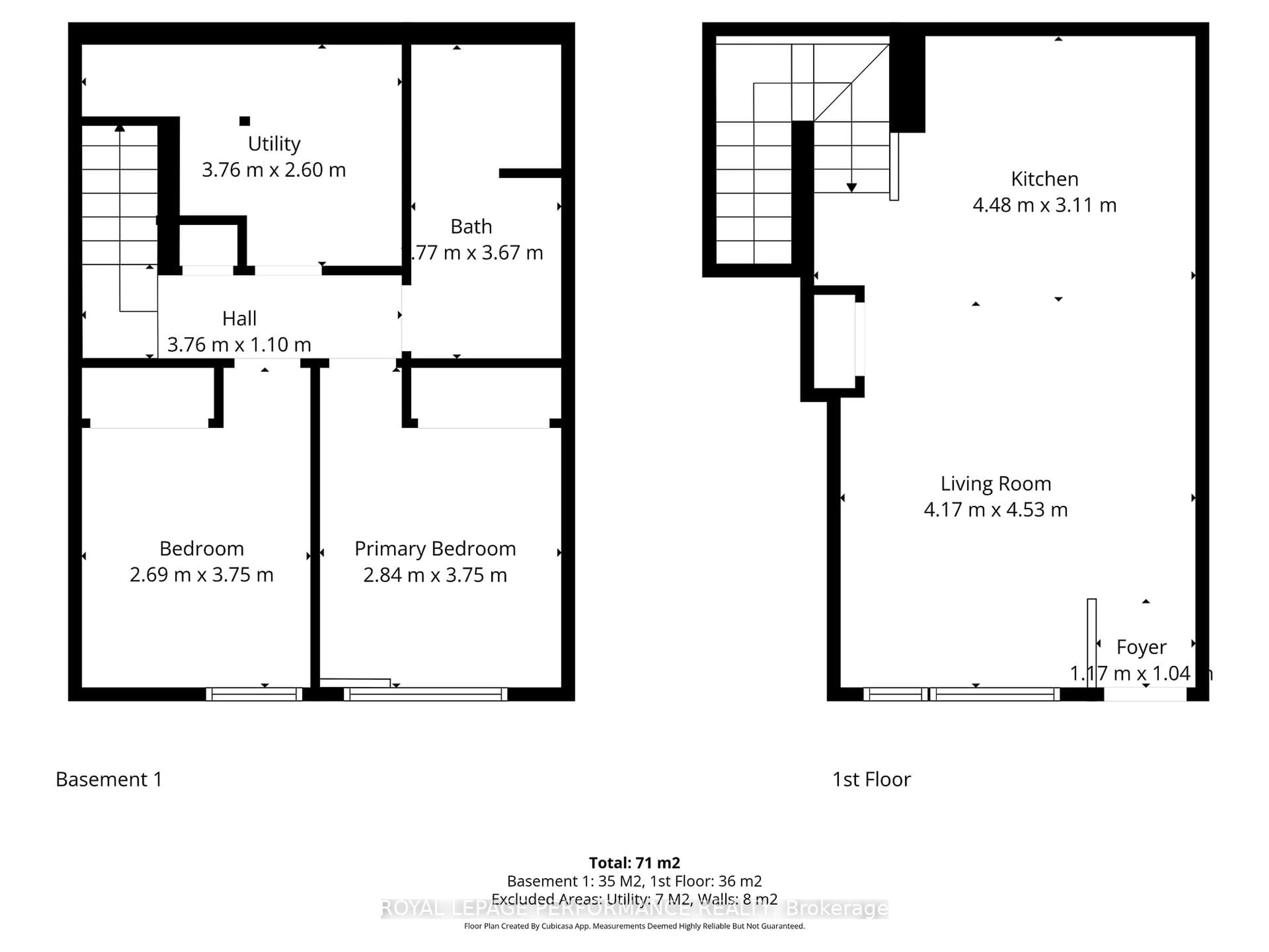 Floor plan for 583 Ozawa Private, Ottawa Ontario K1K 4Z9