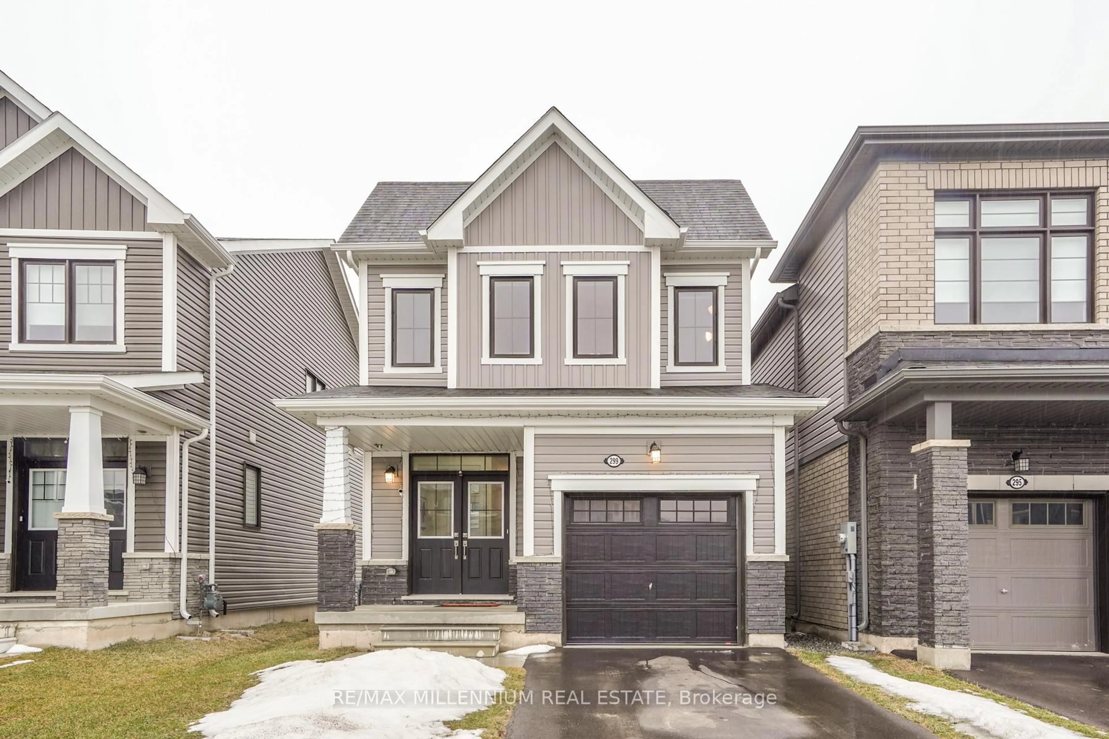 Home with brick exterior material, street for 299 Vanilla Tr, Thorold Ontario L2V 0K8