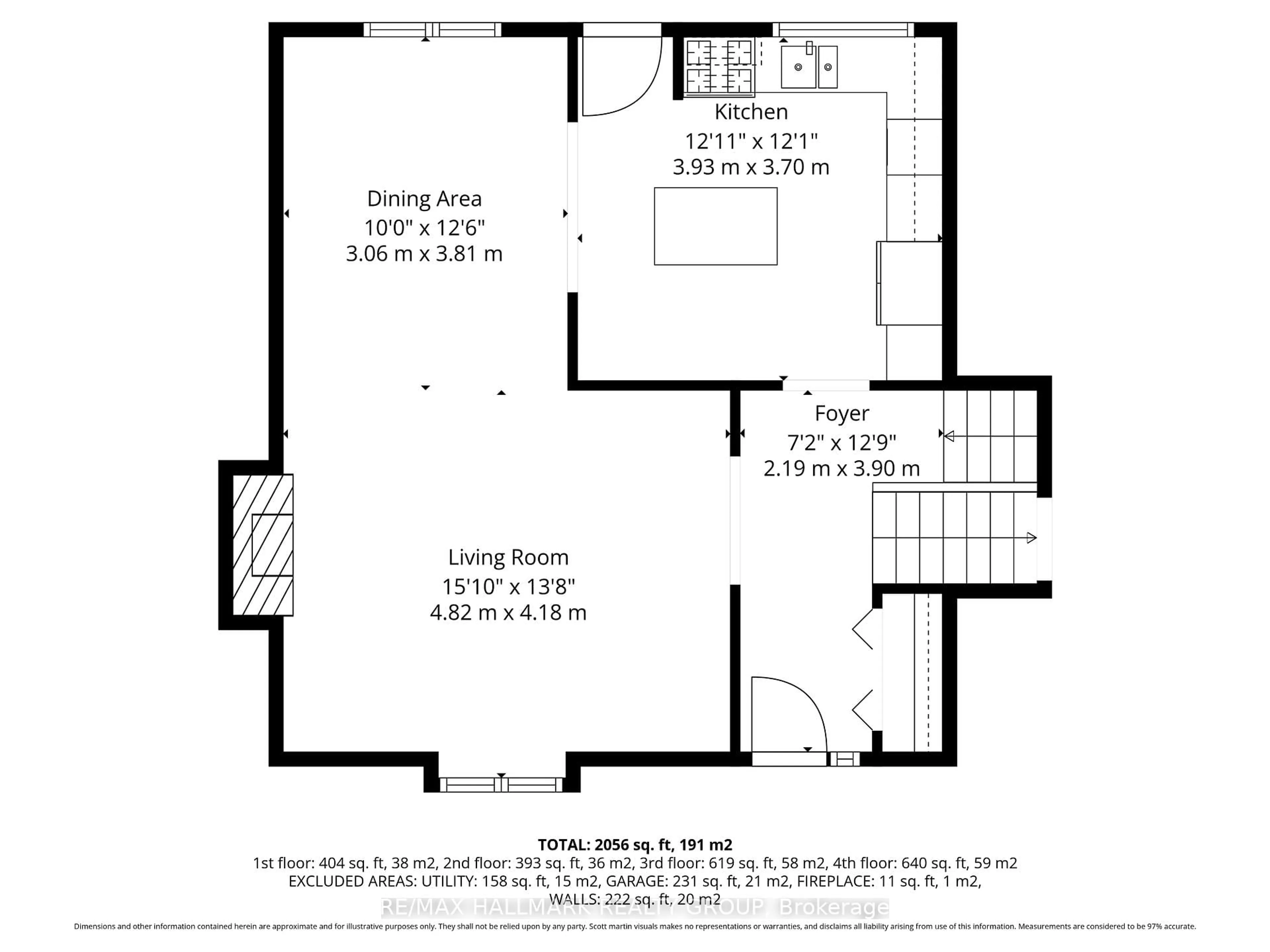 Floor plan for 34 Nanook Cres, Kanata Ontario K2L 2A7