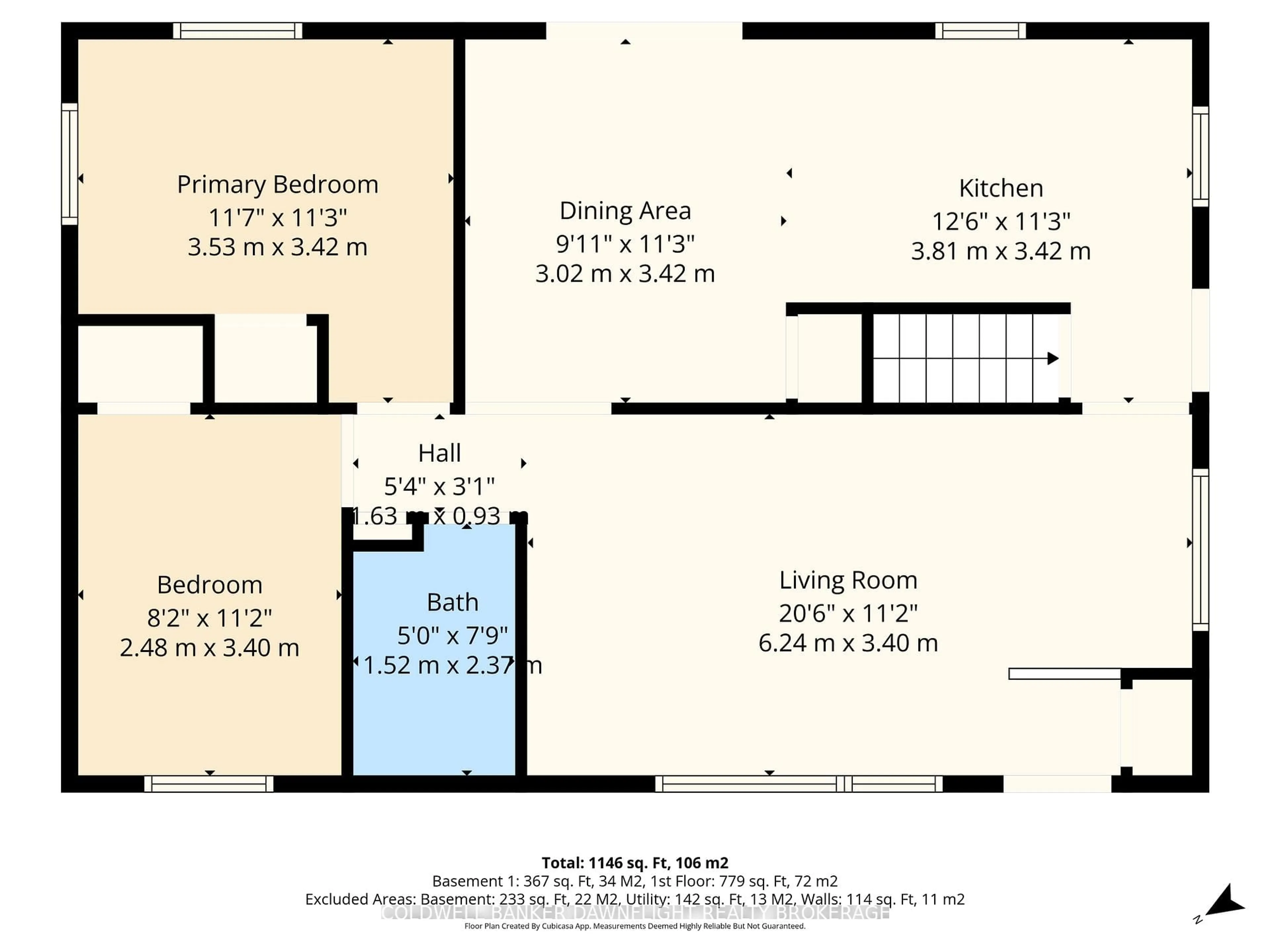 Floor plan for 74 East William St, Huron East Ontario N0K 1W0