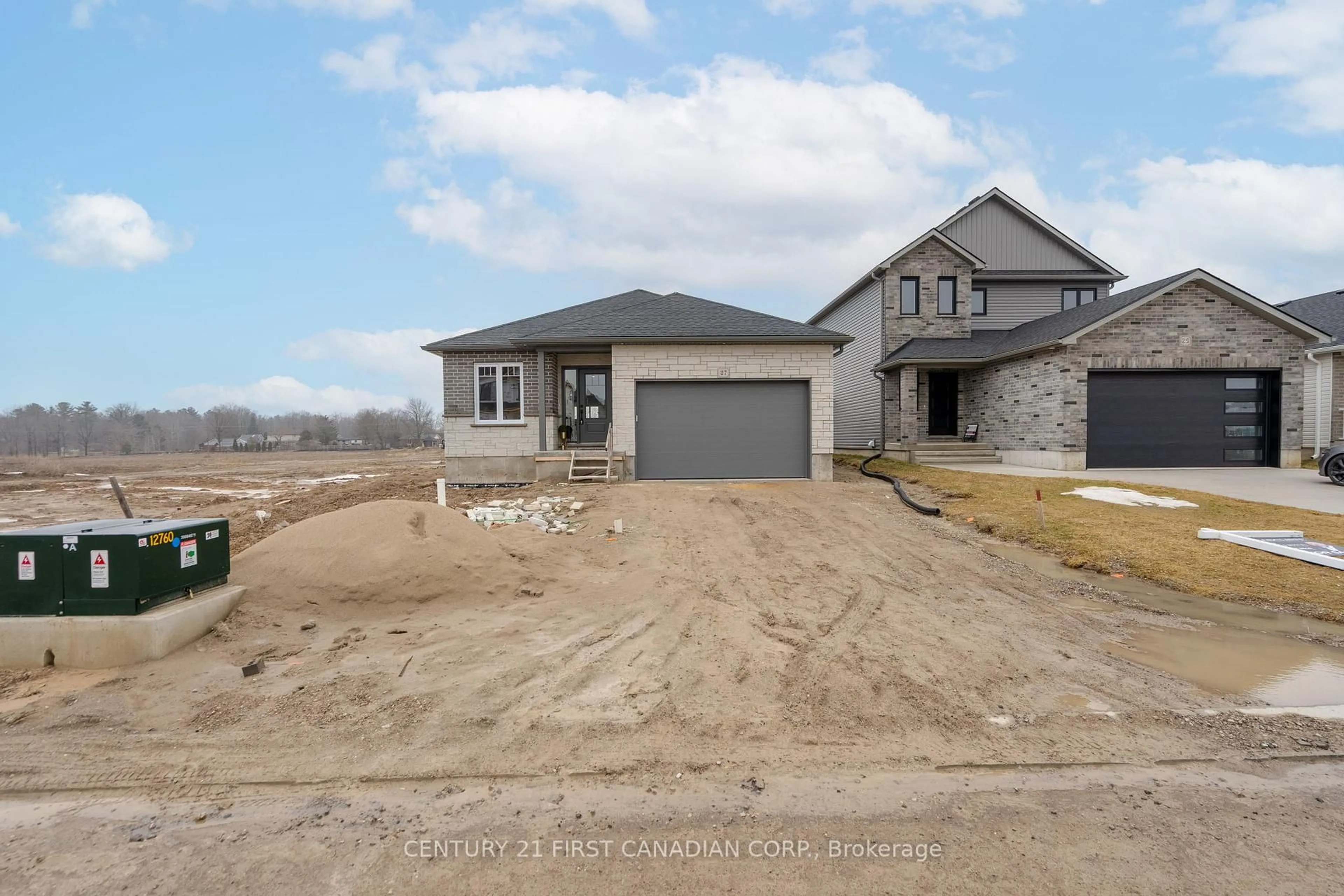 Home with brick exterior material, street for 27 Sheldabren St, North Middlesex Ontario N0M 1A0