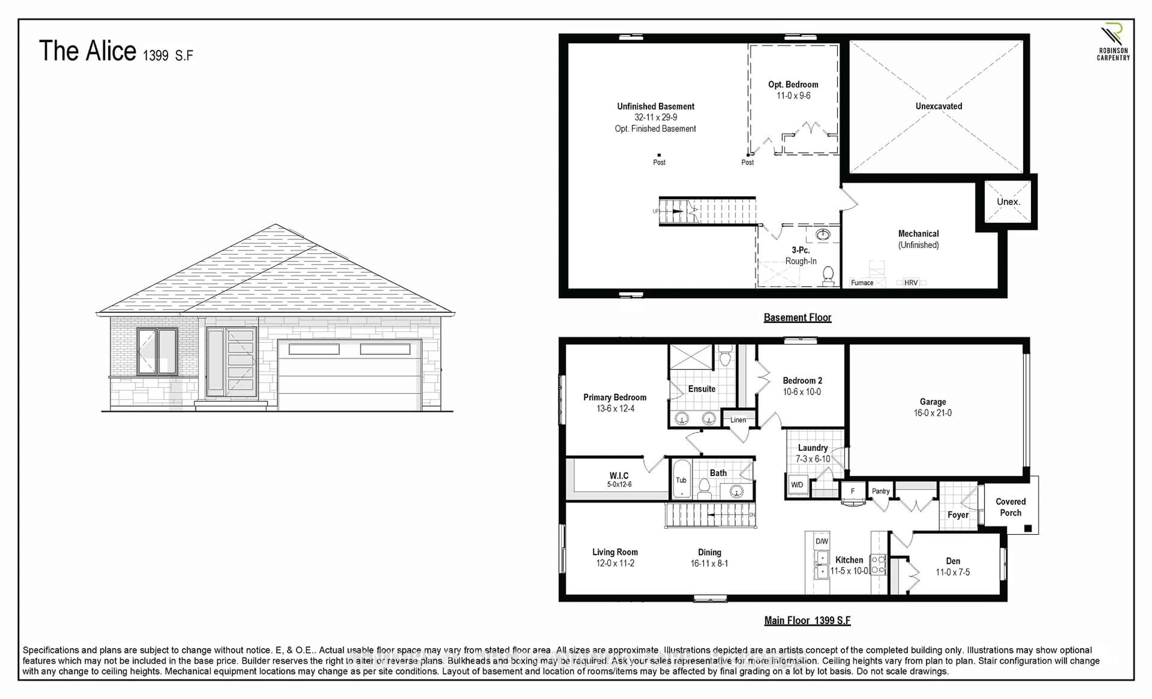 Floor plan for 27 Sheldabren St, North Middlesex Ontario N0M 1A0