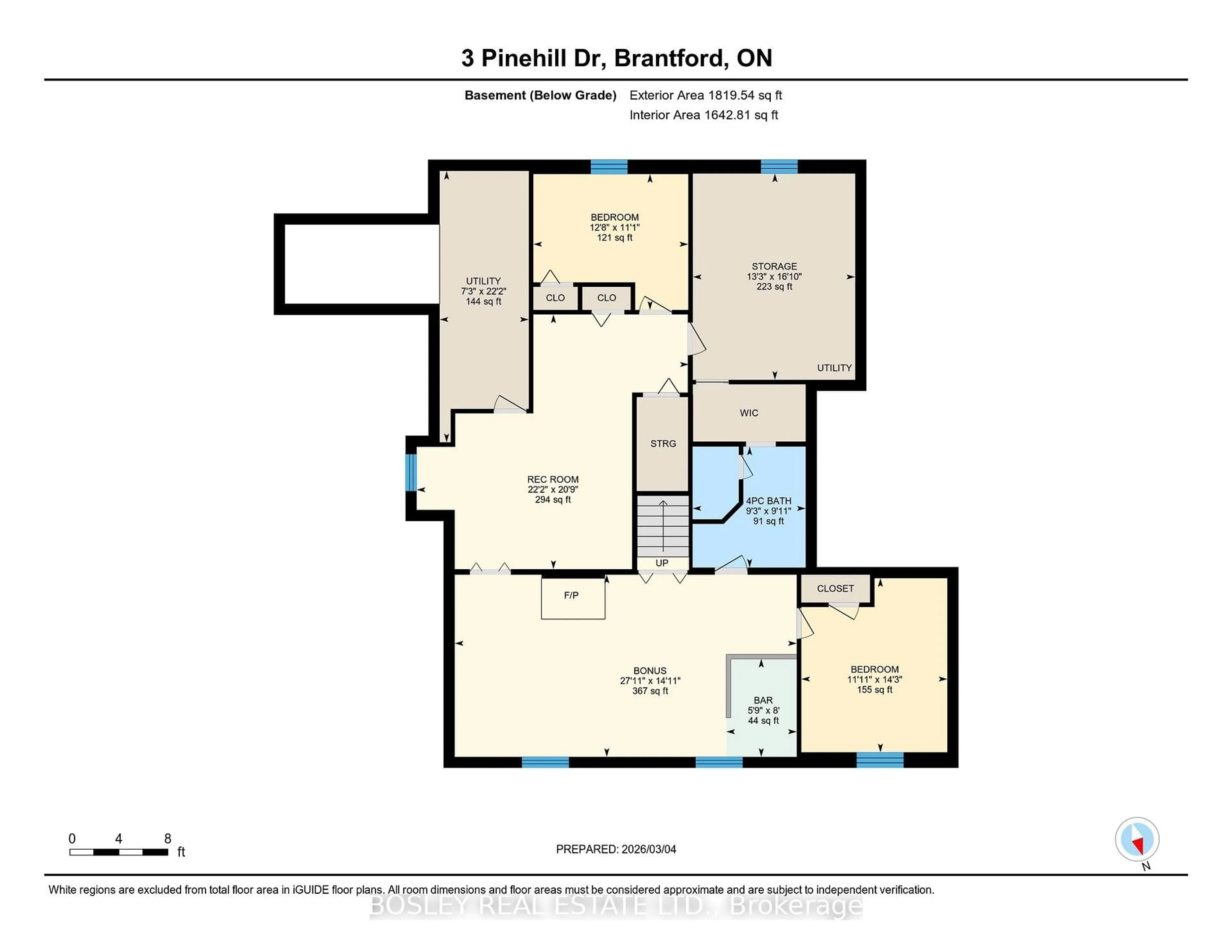 Floor plan for 3 Pinehill Dr, Brantford Ontario N3T 0M5