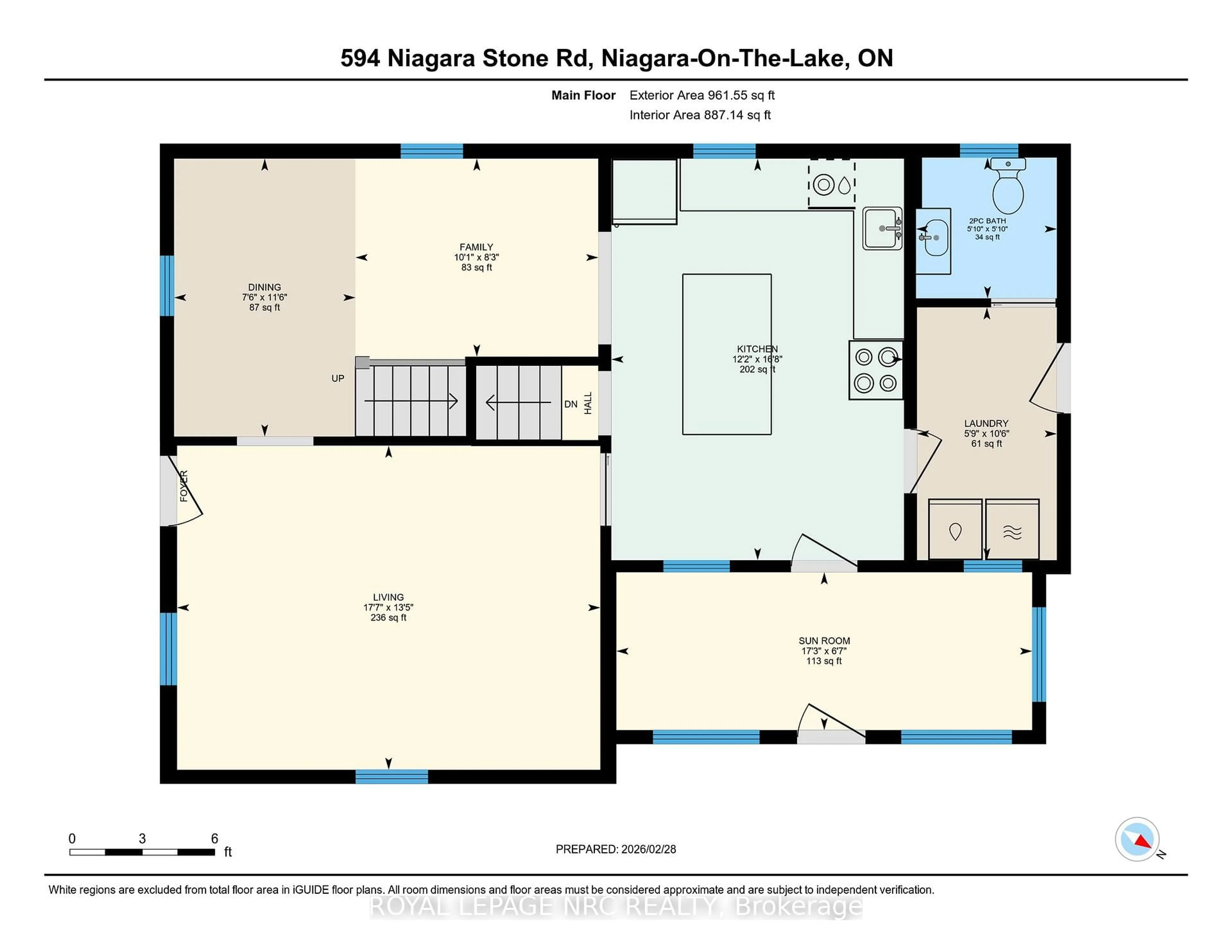 Floor plan for 594 Niagara Stone Rd, Niagara-on-the-Lake Ontario L0S 1J0
