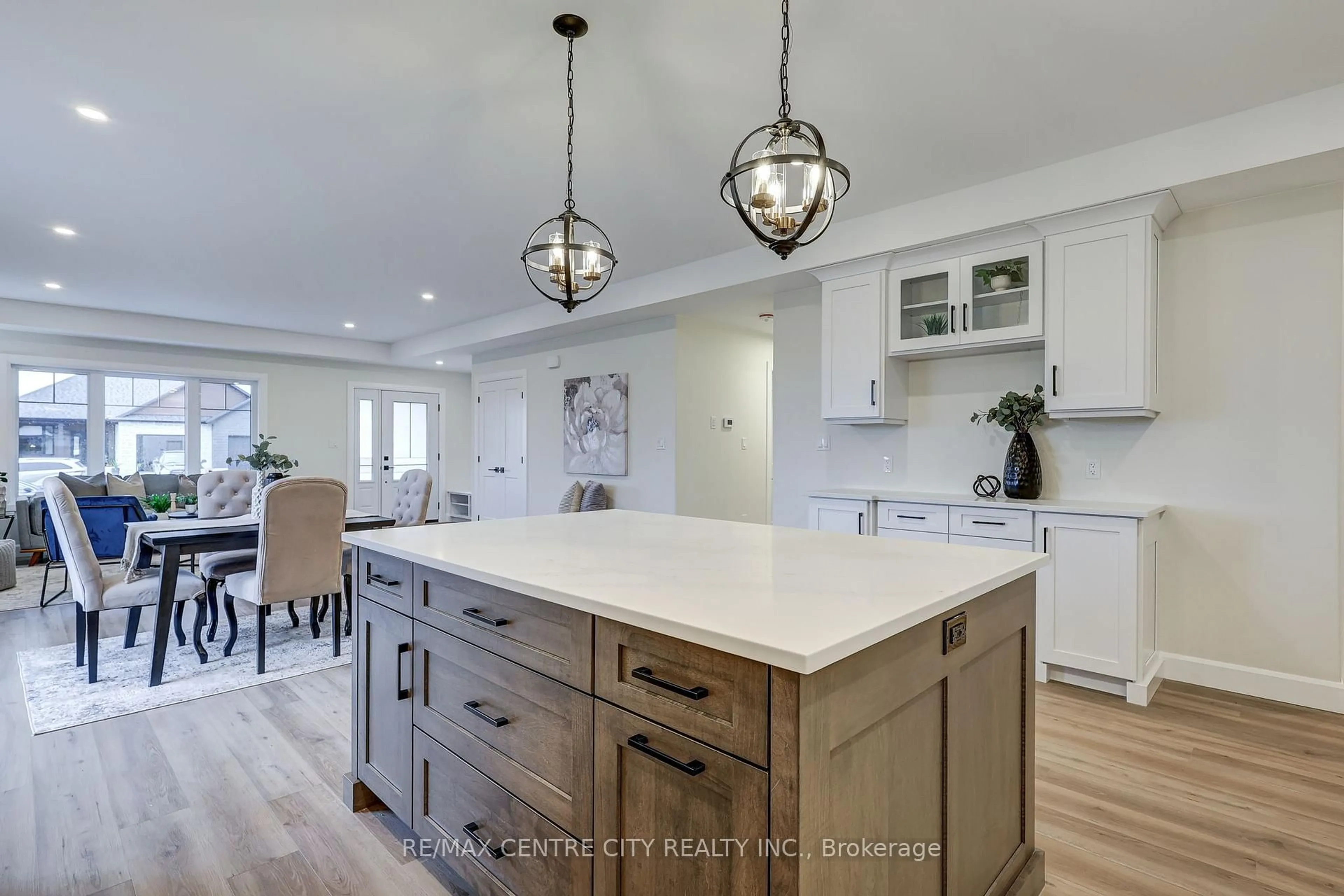 Open concept kitchen, ceramic/tile floor for 56081 Maverick Crt, Bayham Ontario N0J 1Y0