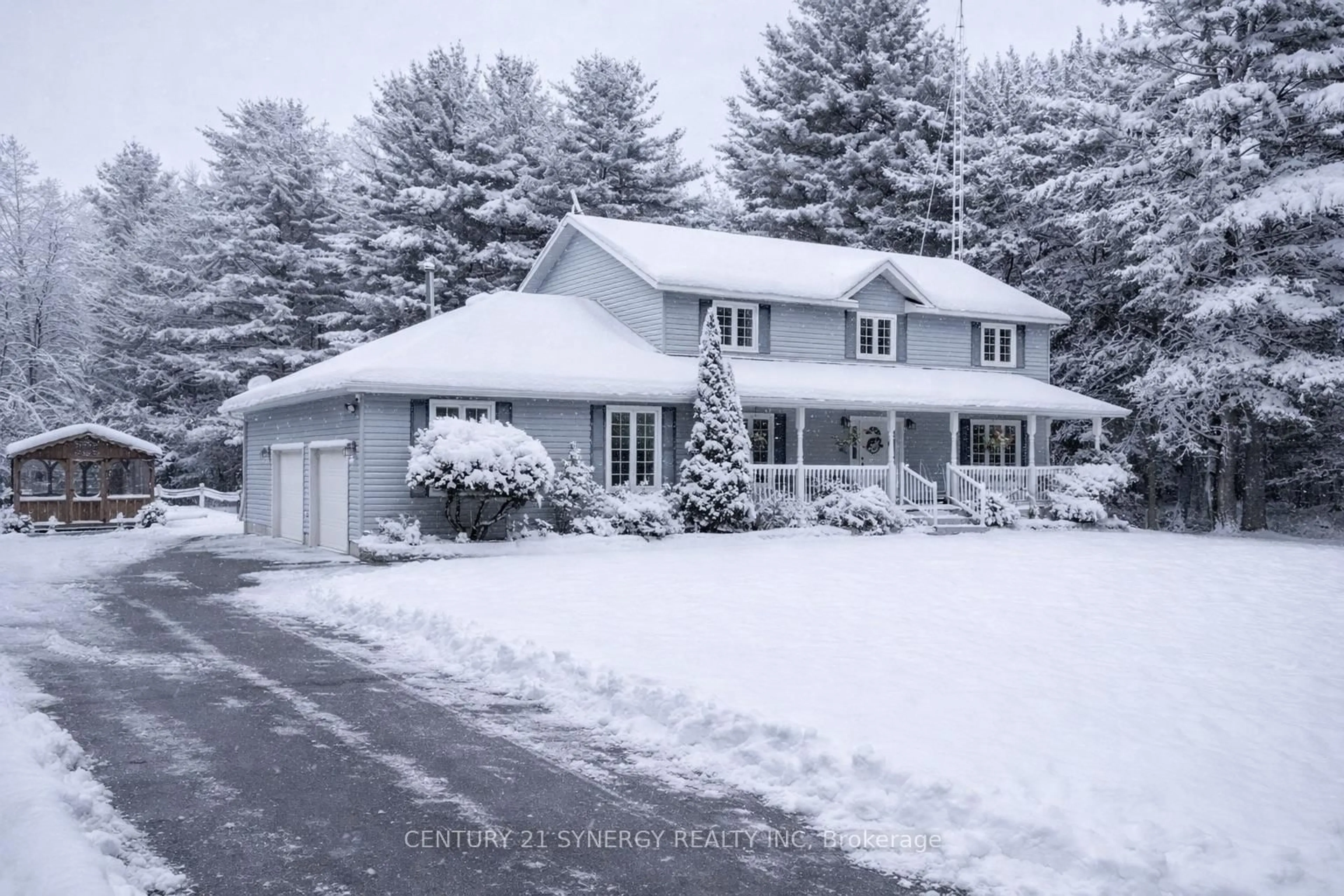 Home with vinyl exterior material, street for 4621 Haggarts Side Rd, Elizabethtown-Kitley Ontario K6T 1A5