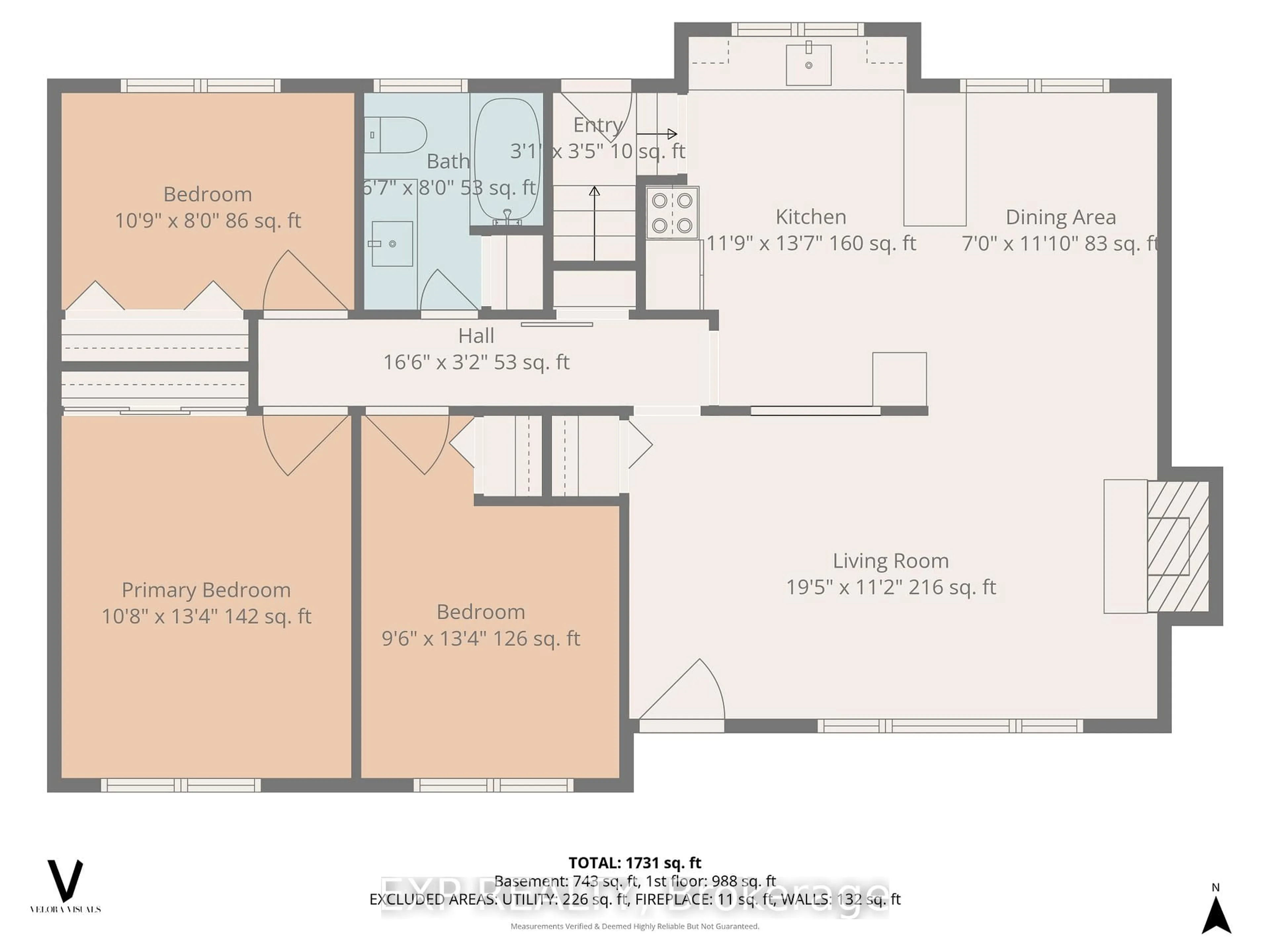 Floor plan for 597 Gold St, Warwick Ontario N0M 2S0