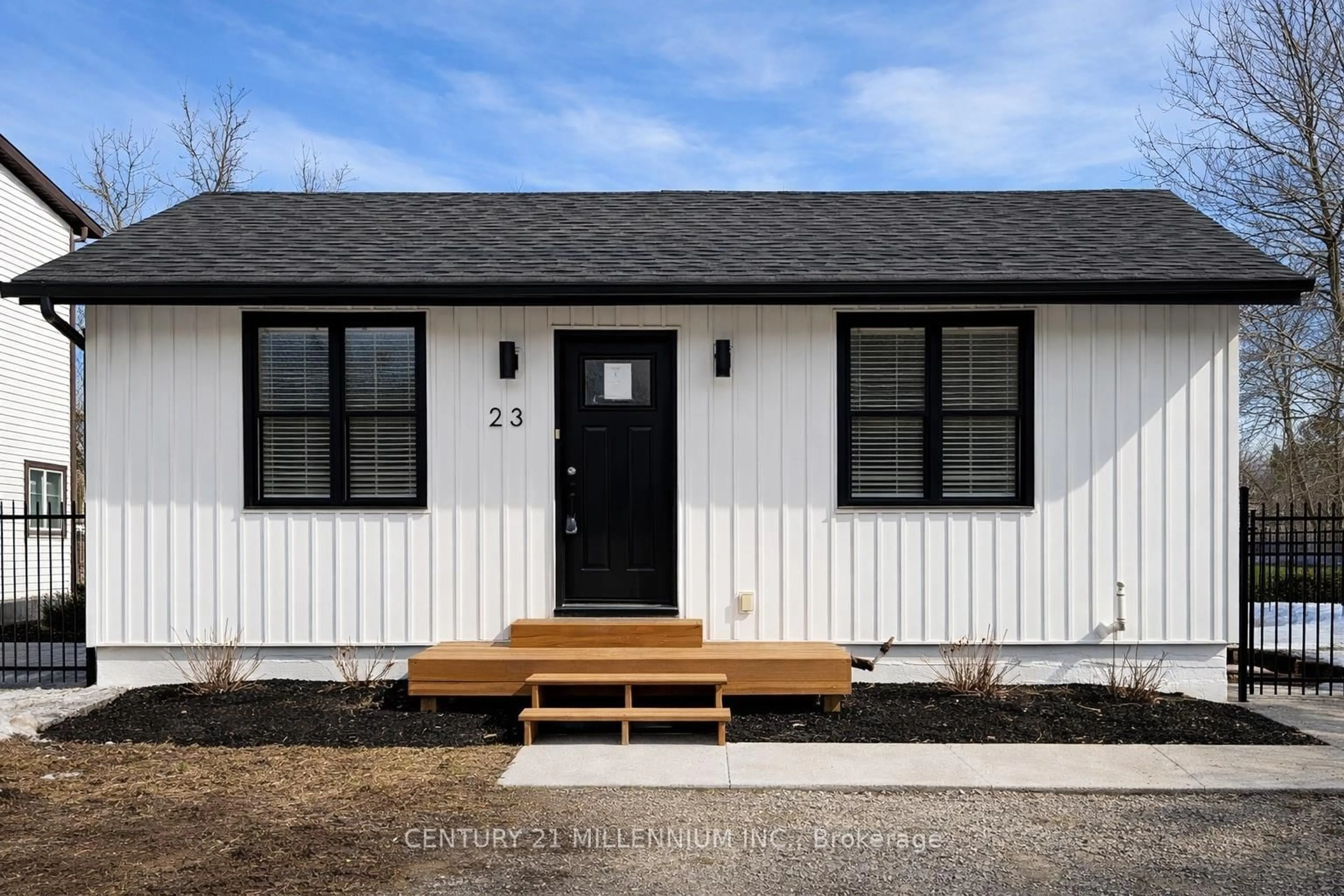 Home with vinyl exterior material, street for 23 Main St, Erin Ontario N0B 1T0