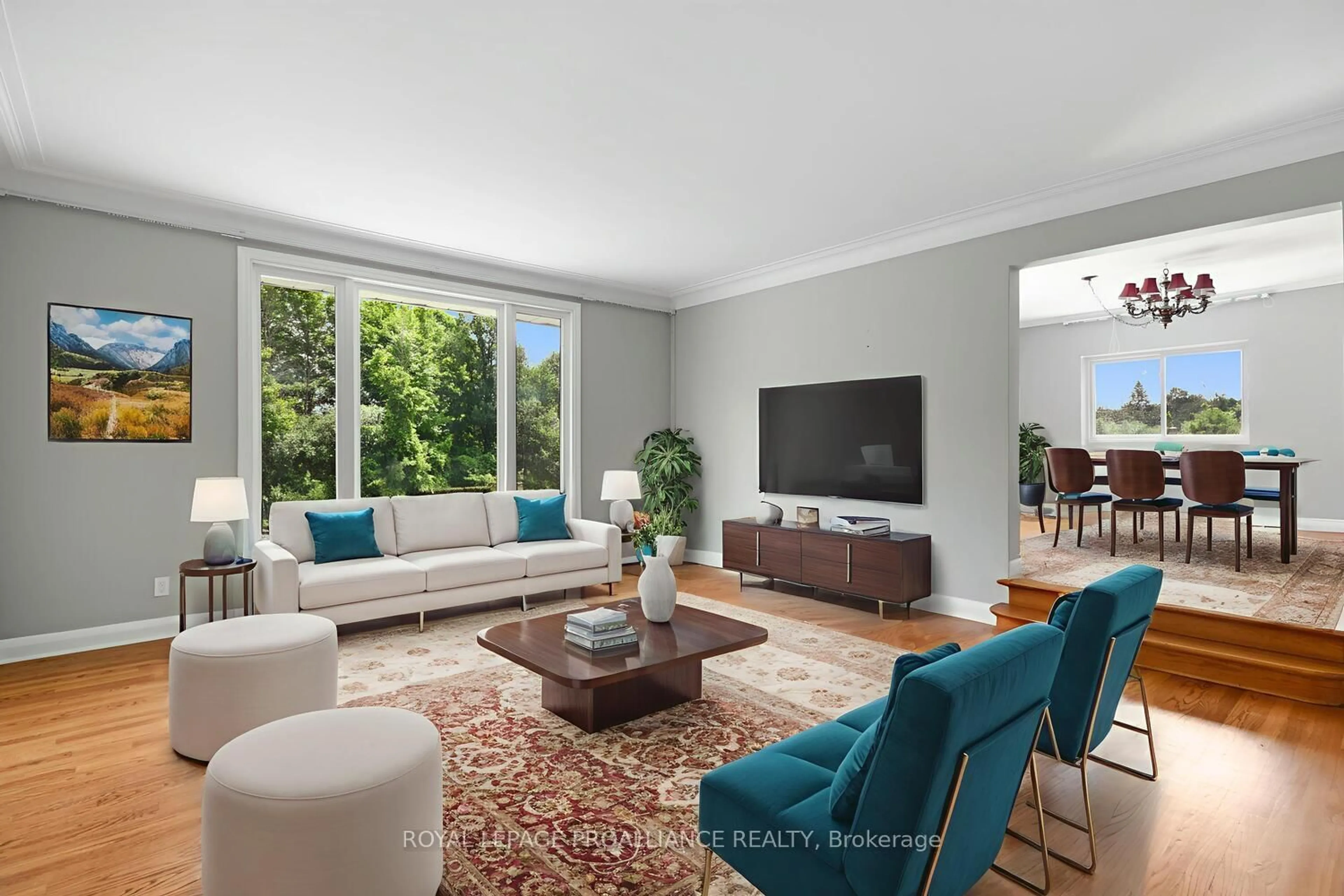 Living room with furniture, unknown for 7079 County Road 44 Rd, Edwardsburgh/Cardinal Ontario K0E 1X0