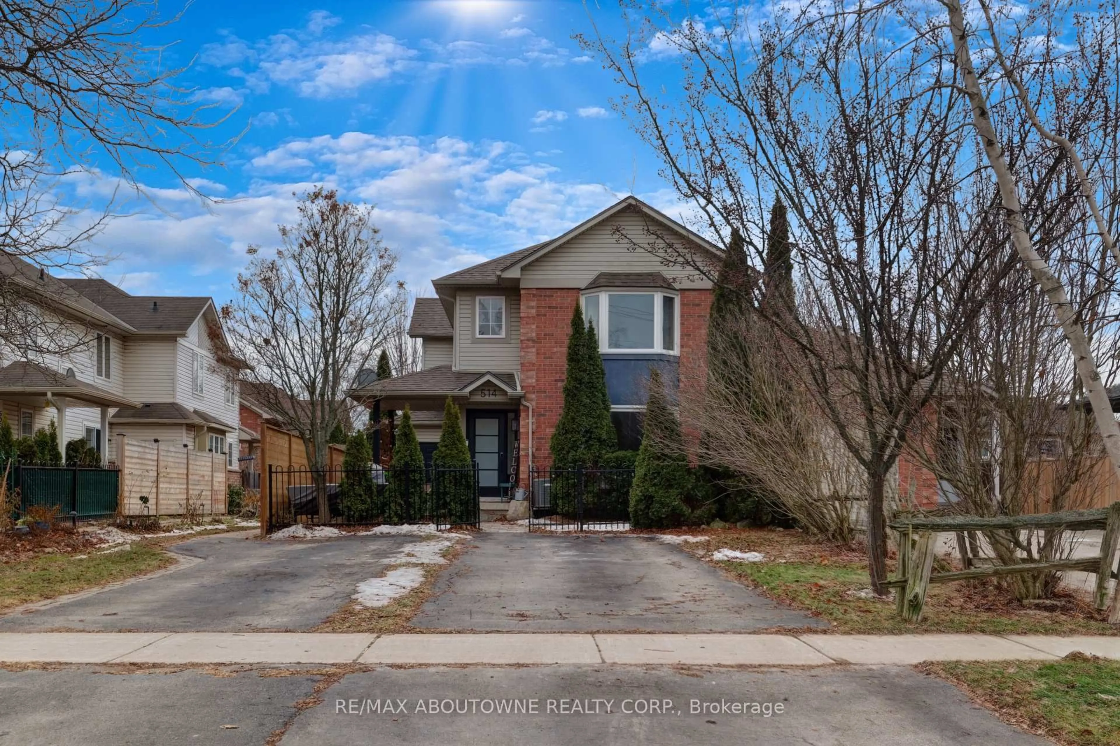 Home with brick exterior material, street for 514 Jerseyville Rd, Hamilton Ontario L9G 3L5