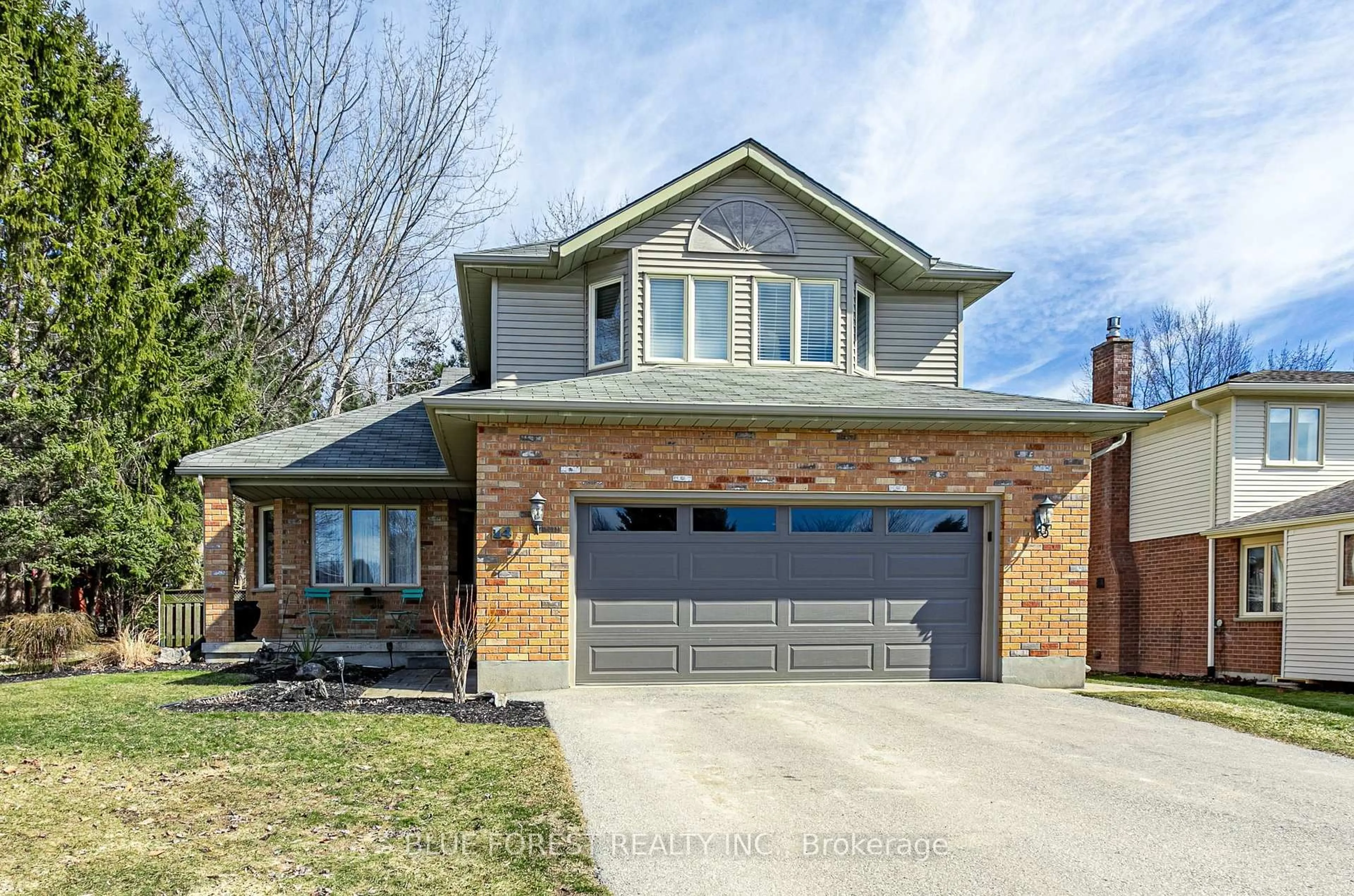 Home with brick exterior material, street for 14 Eric Dr, Thames Centre Ontario N0L 1G1