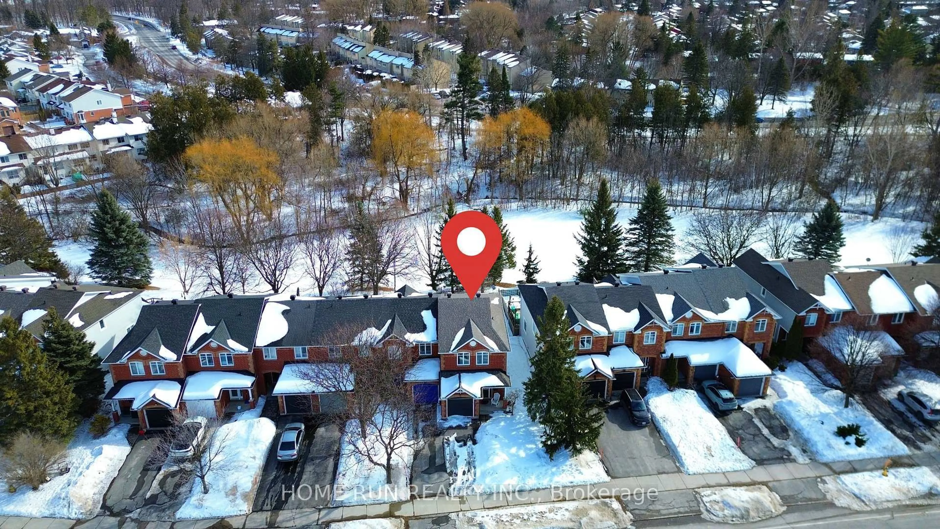 A pic from outside/outdoor area/front of a property/back of a property/a pic from drone, city buildings view from balcony for 129 Hearst Way, Ottawa Ontario K2L 4G5