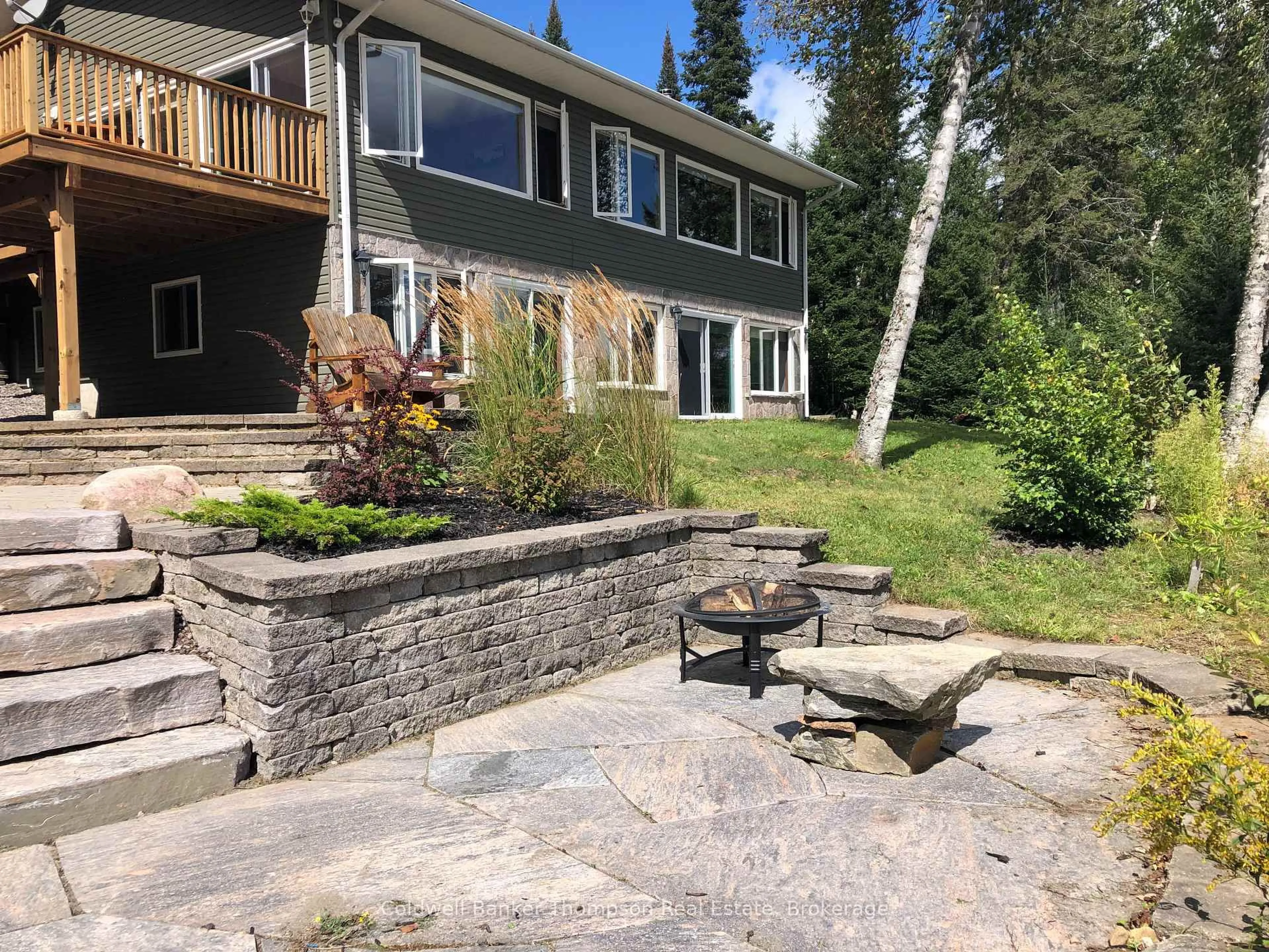 Patio, mountain view for 41 MACHAR Cres, Machar Ontario P0A 1X0