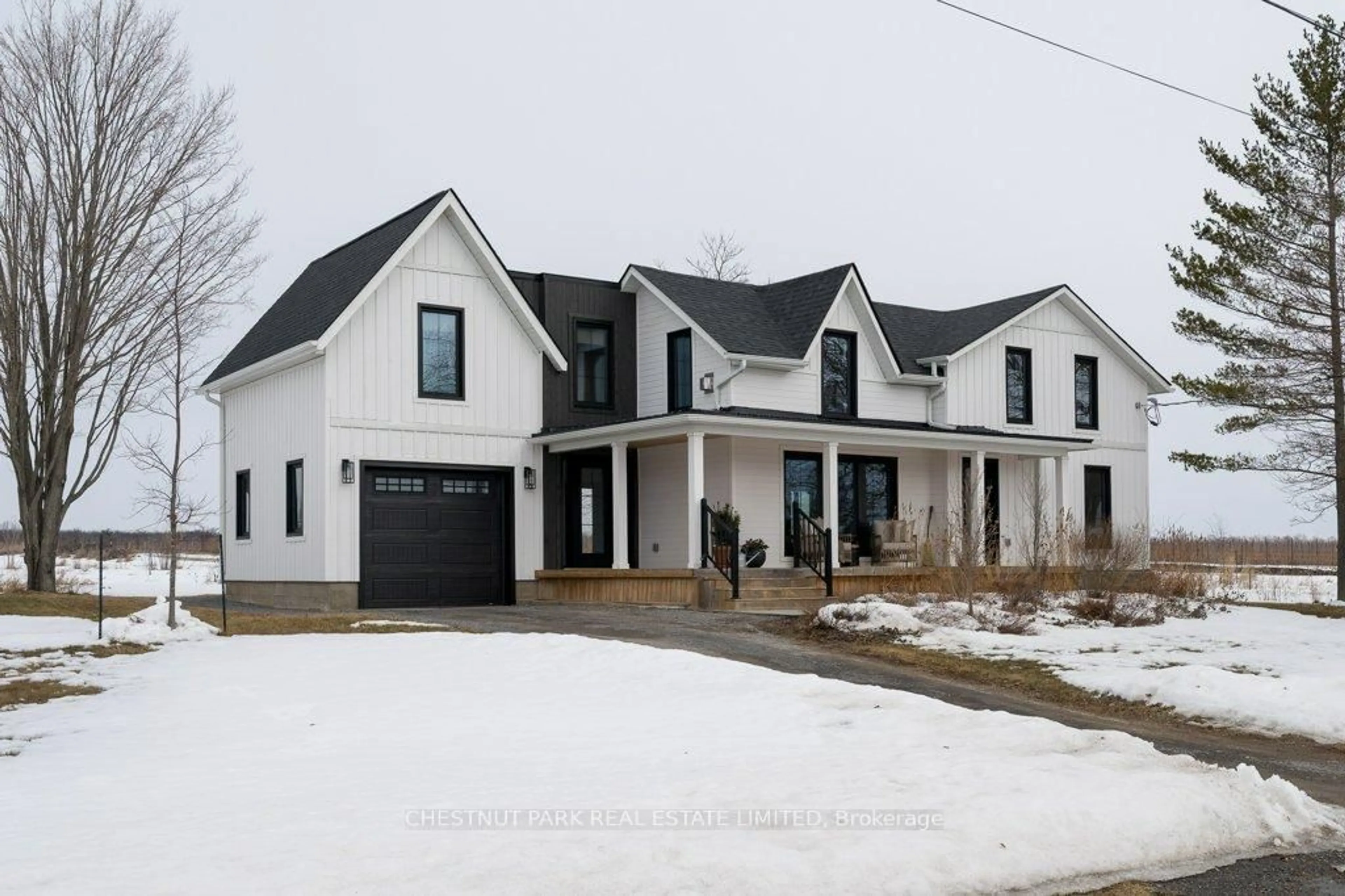 Home with vinyl exterior material, street for 456 Cold Creek Rd, Prince Edward County Ontario K0K 2J0