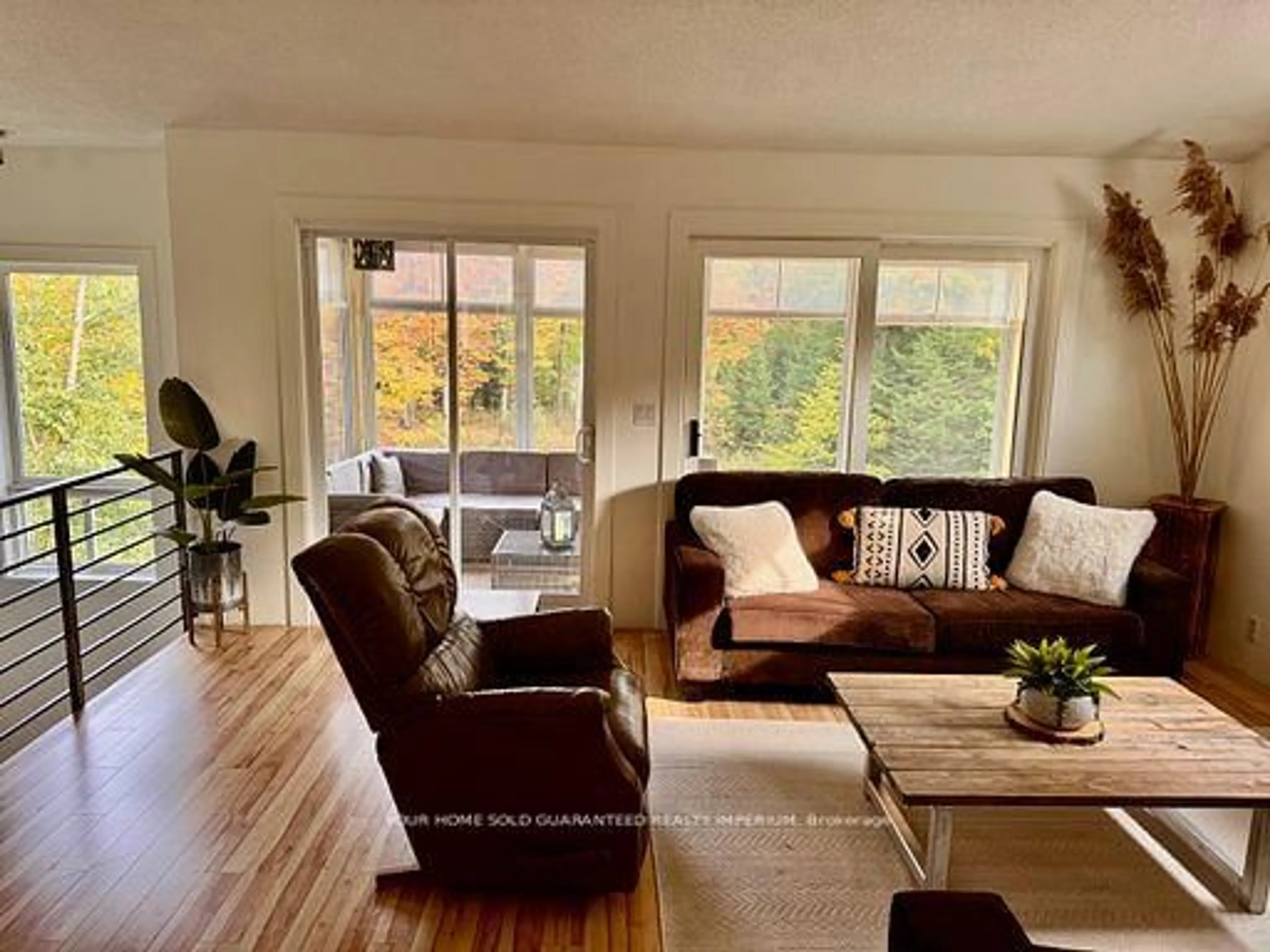 Living room with furniture, wood/laminate floor for 1603 BALMER Rd, North Kawartha Ontario K0L 1A0