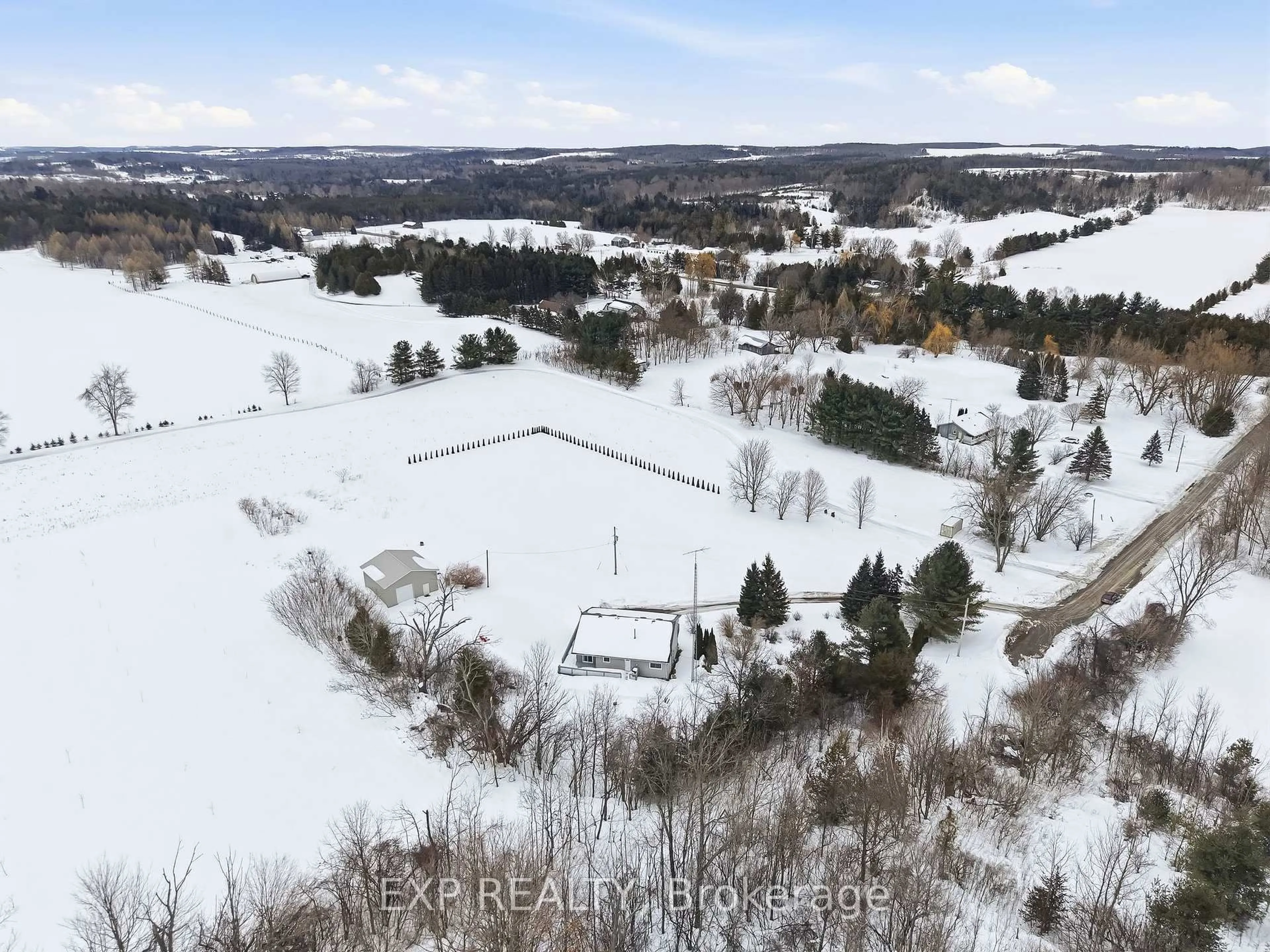 A pic from outside/outdoor area/front of a property/back of a property/a pic from drone, unknown for 153 Ward Lane, Alnwick/Haldimand Ontario K0K 2G0
