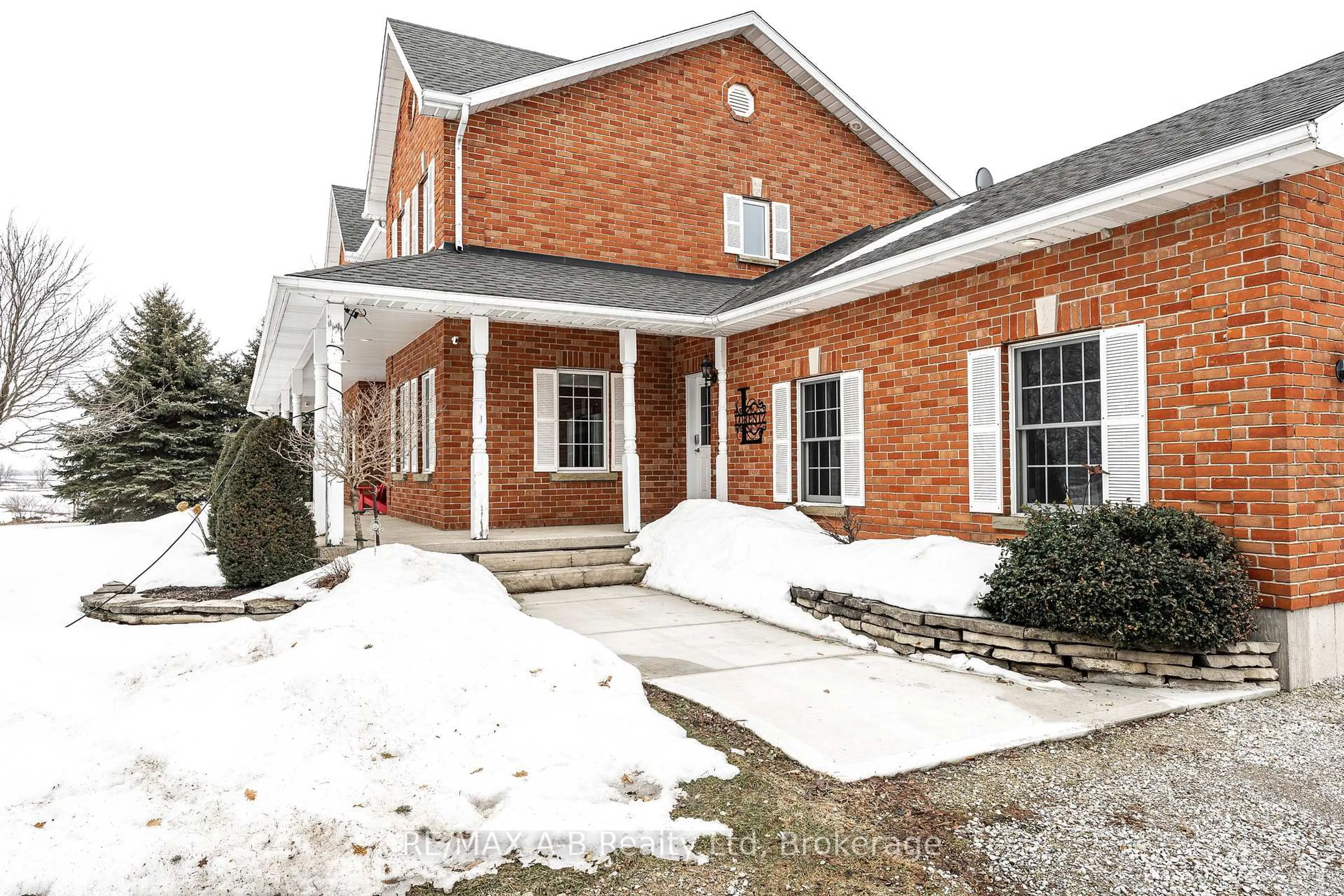 Home with brick exterior material, street for 4609 Road 164, West Perth Ontario N0K 1N0