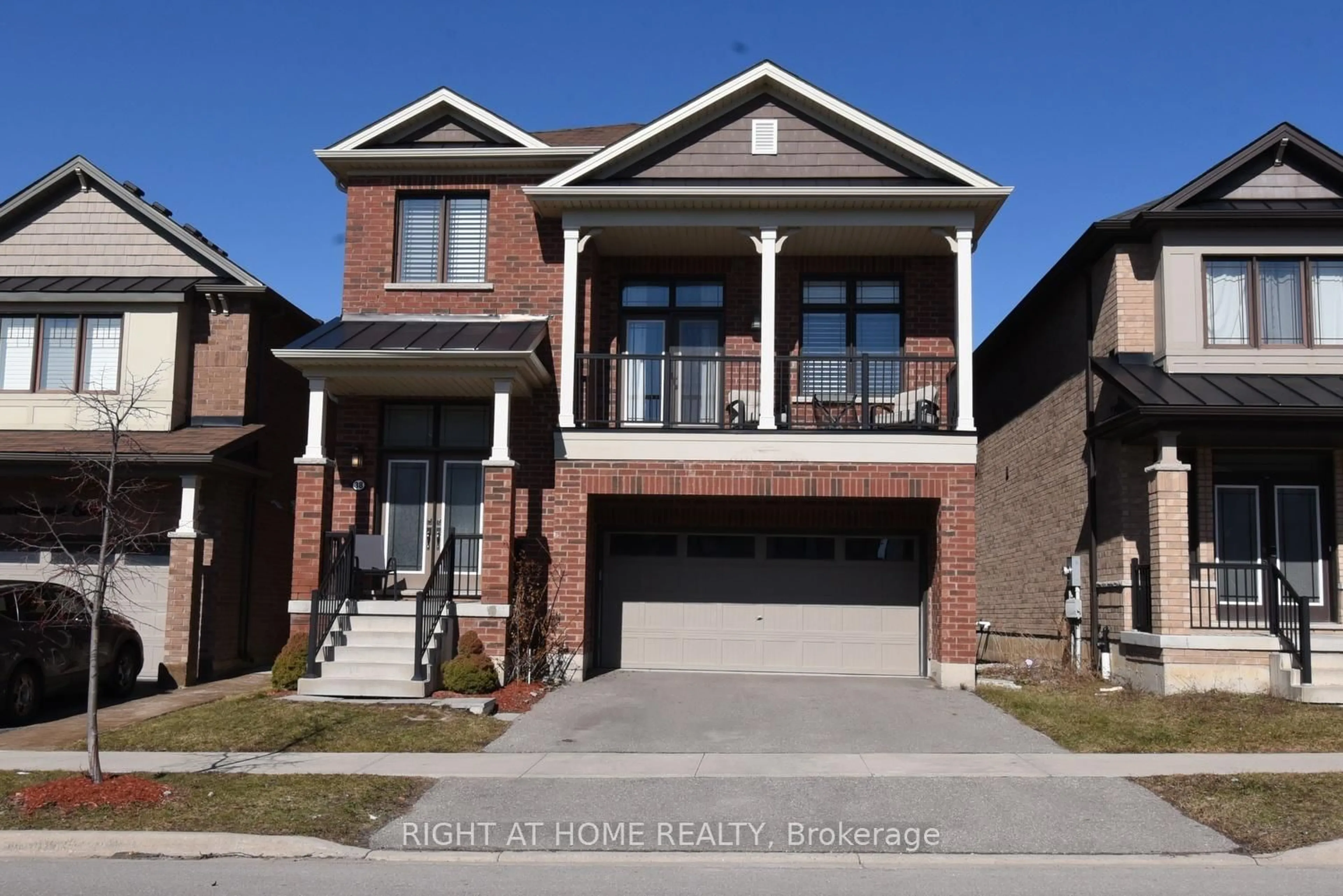 Home with brick exterior material, street for 38 Scarletwood St, Hamilton Ontario L8J 0K8