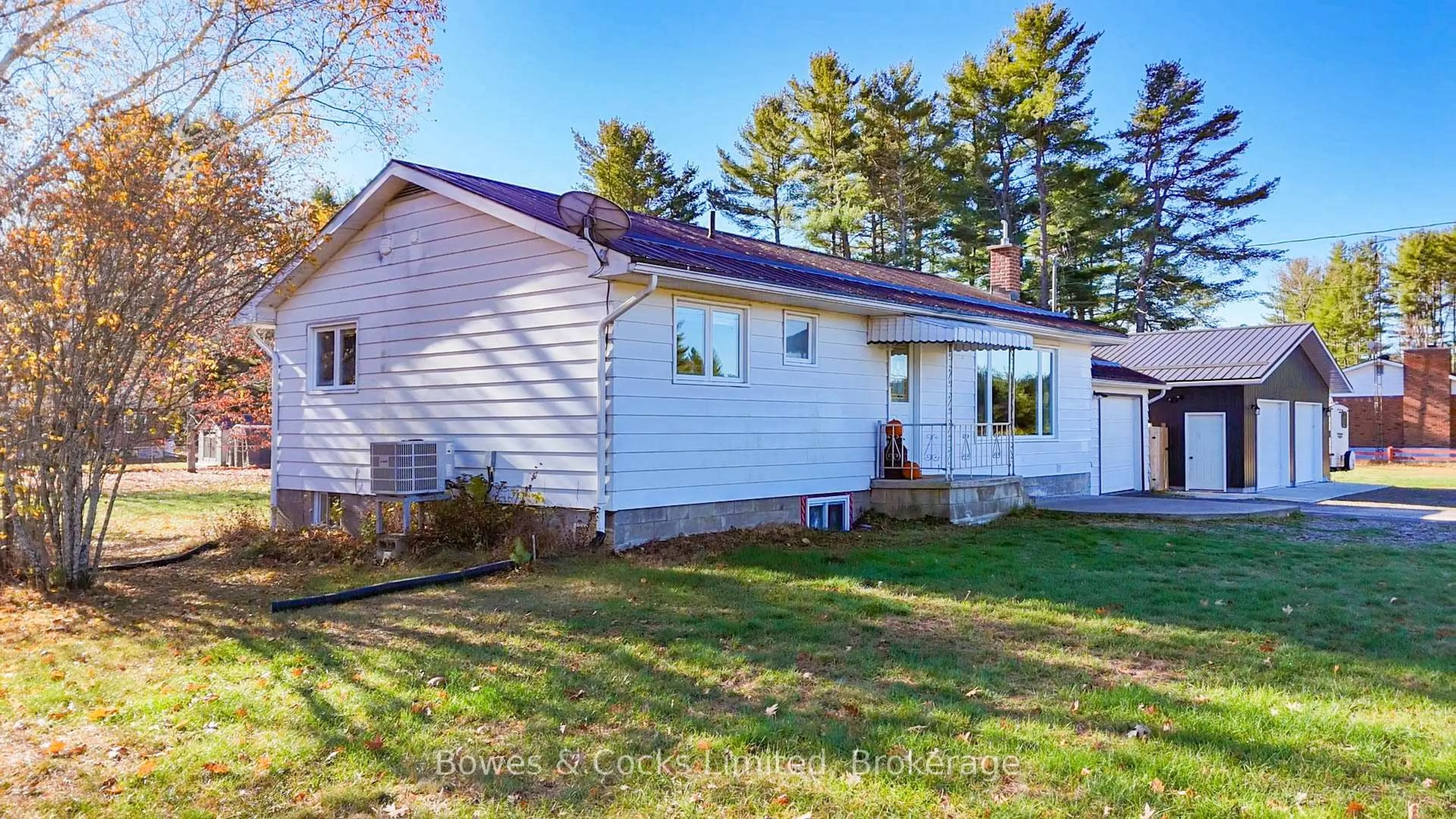 Home with vinyl exterior material, street for 159 South Baptiste Lake Rd, Bancroft Ontario K0L 1C0