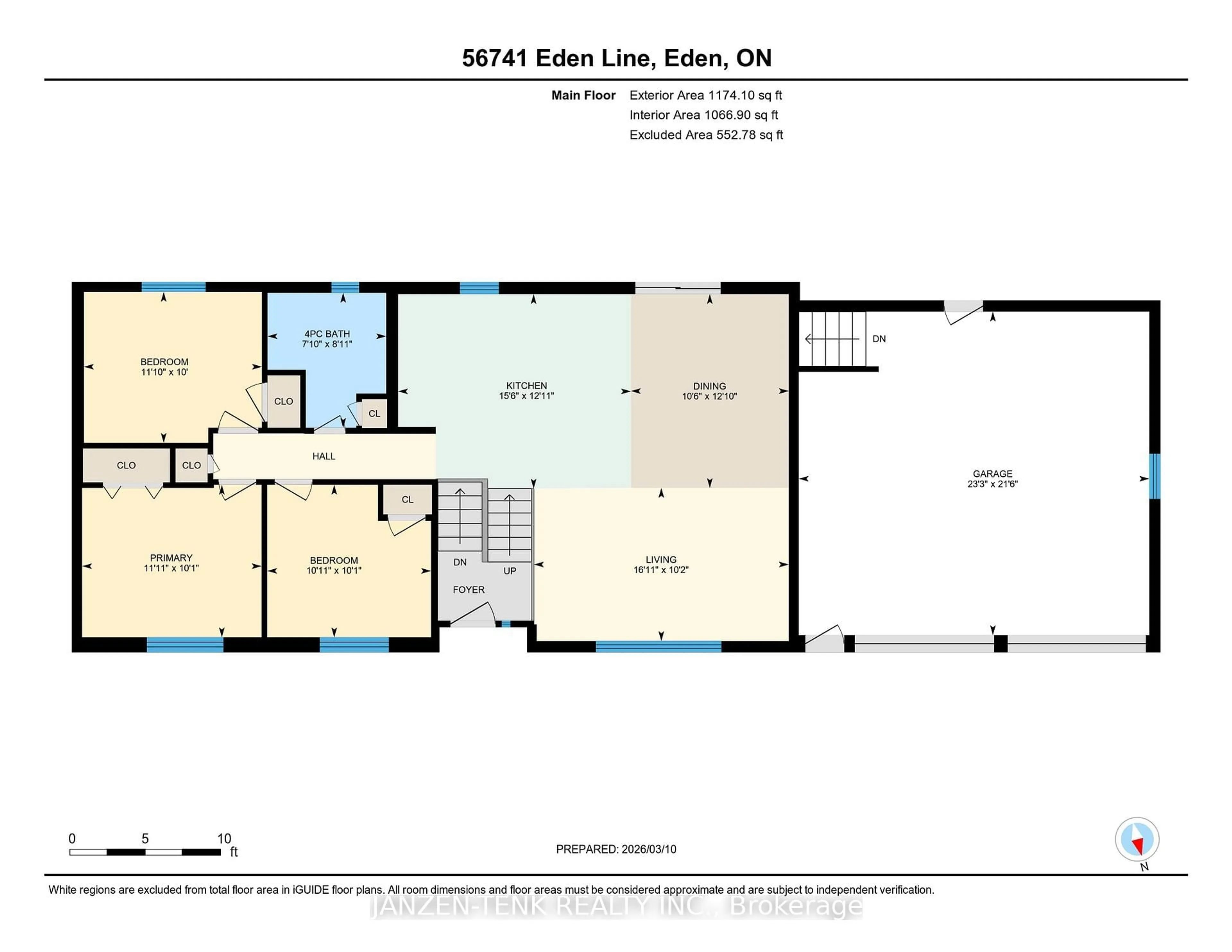 Floor plan for 56741 Eden Line, Bayham Ontario N0J 1H0