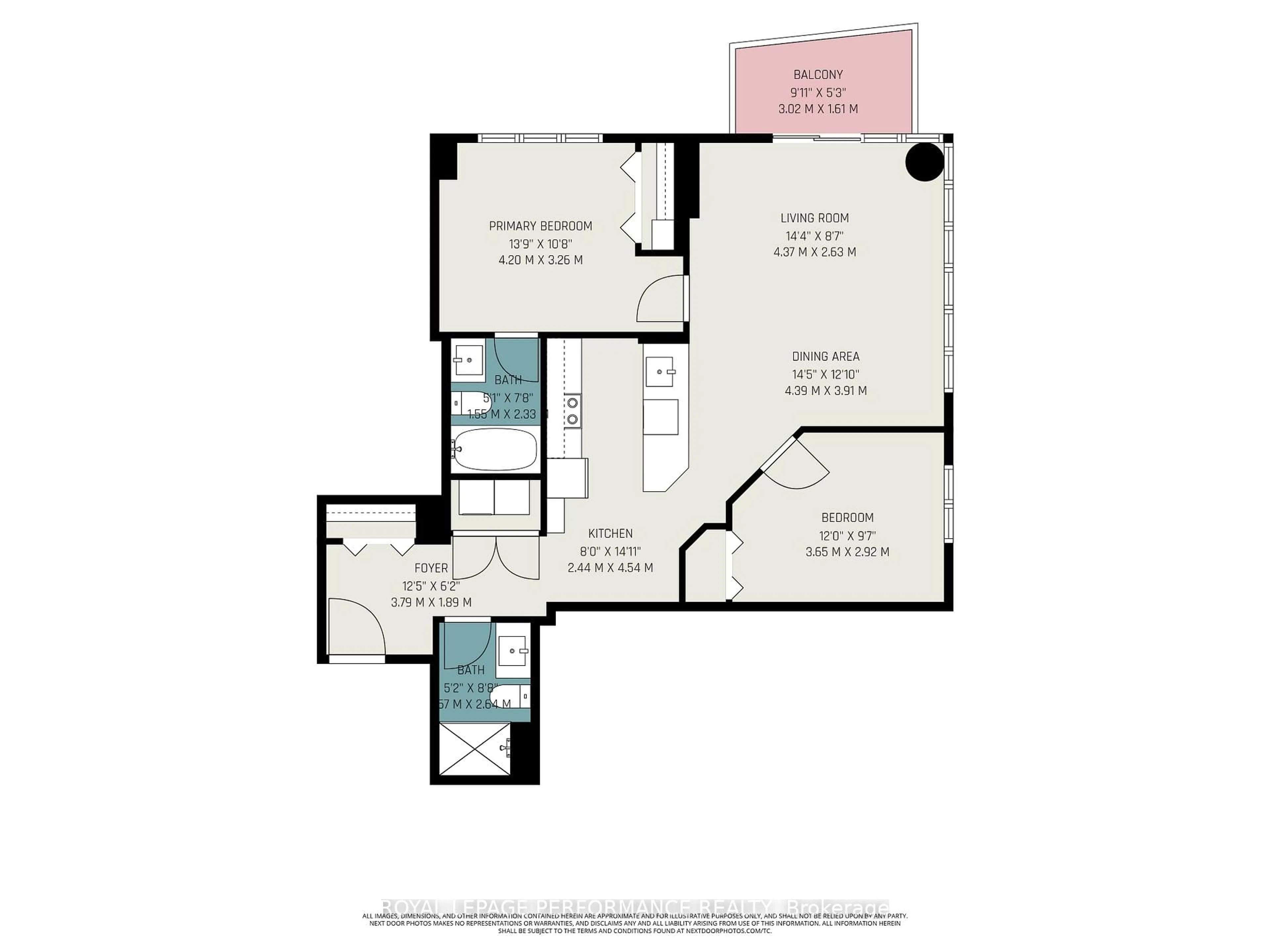 Floor plan for 90 Landry St #1204, Ottawa Ontario K1L 0A9