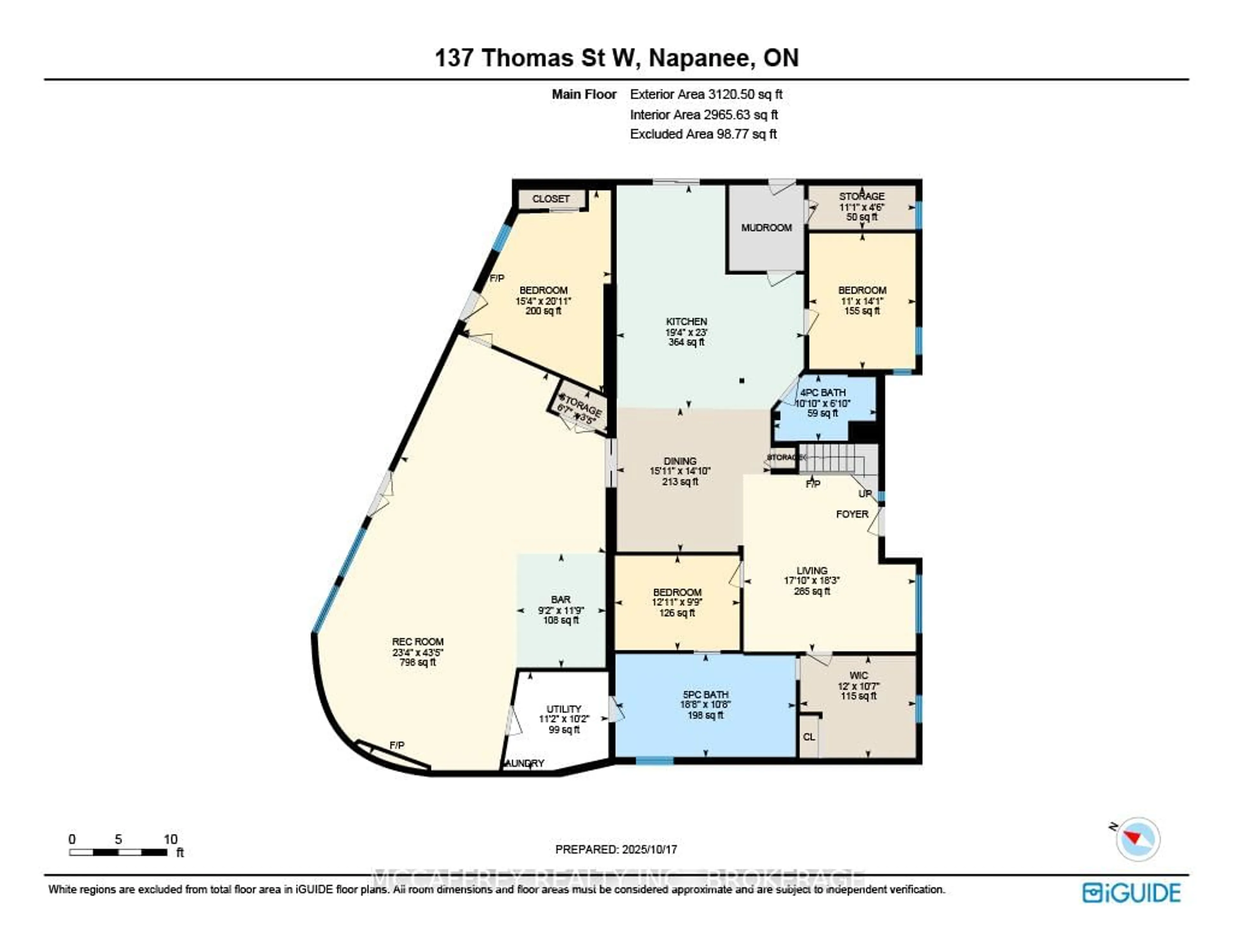 Floor plan for 137 Thomas St, Greater Napanee Ontario K7R 2H4