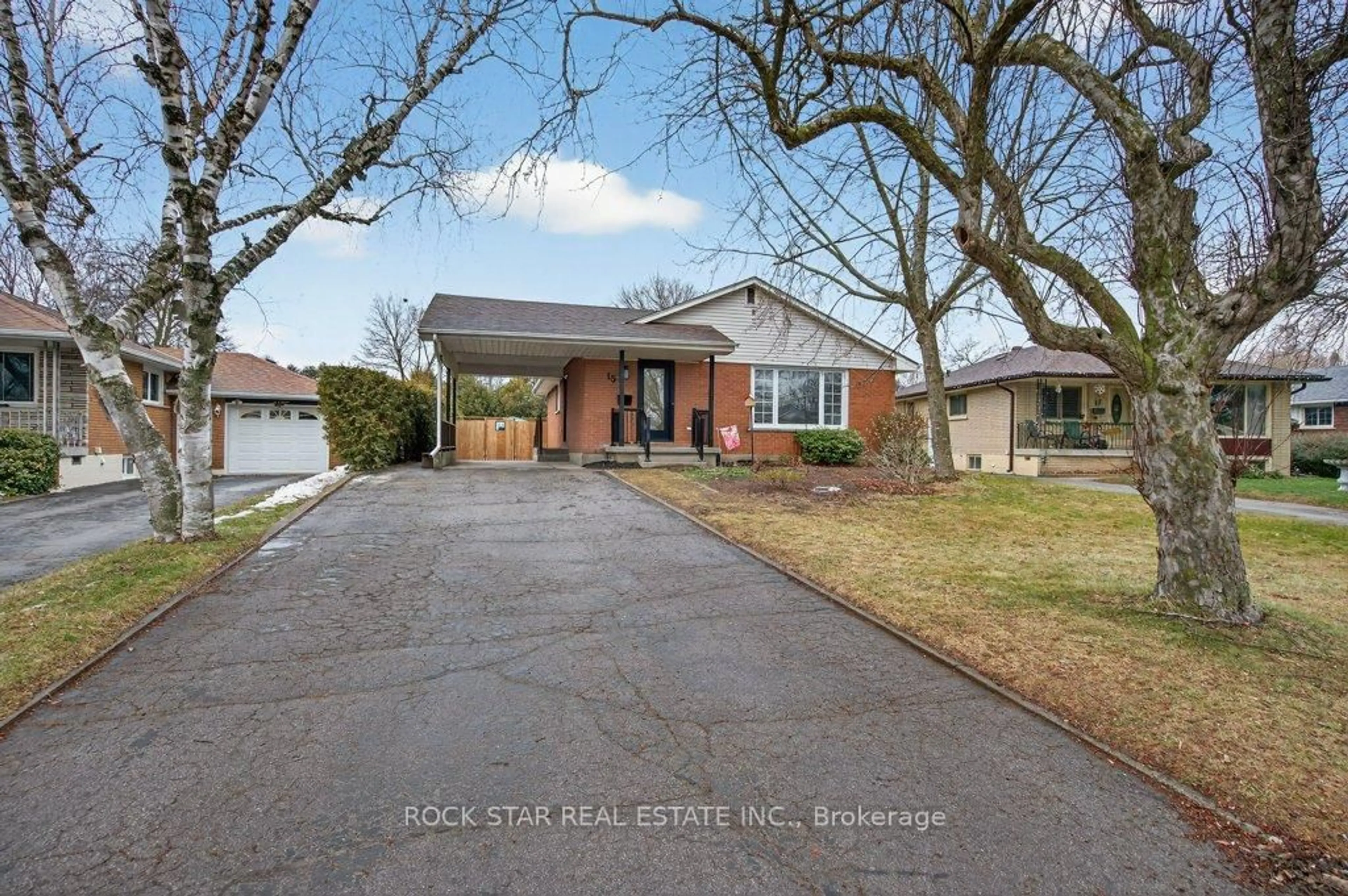 Home with brick exterior material, street for 15 Marshall St, Brantford Ontario N3R 3C8