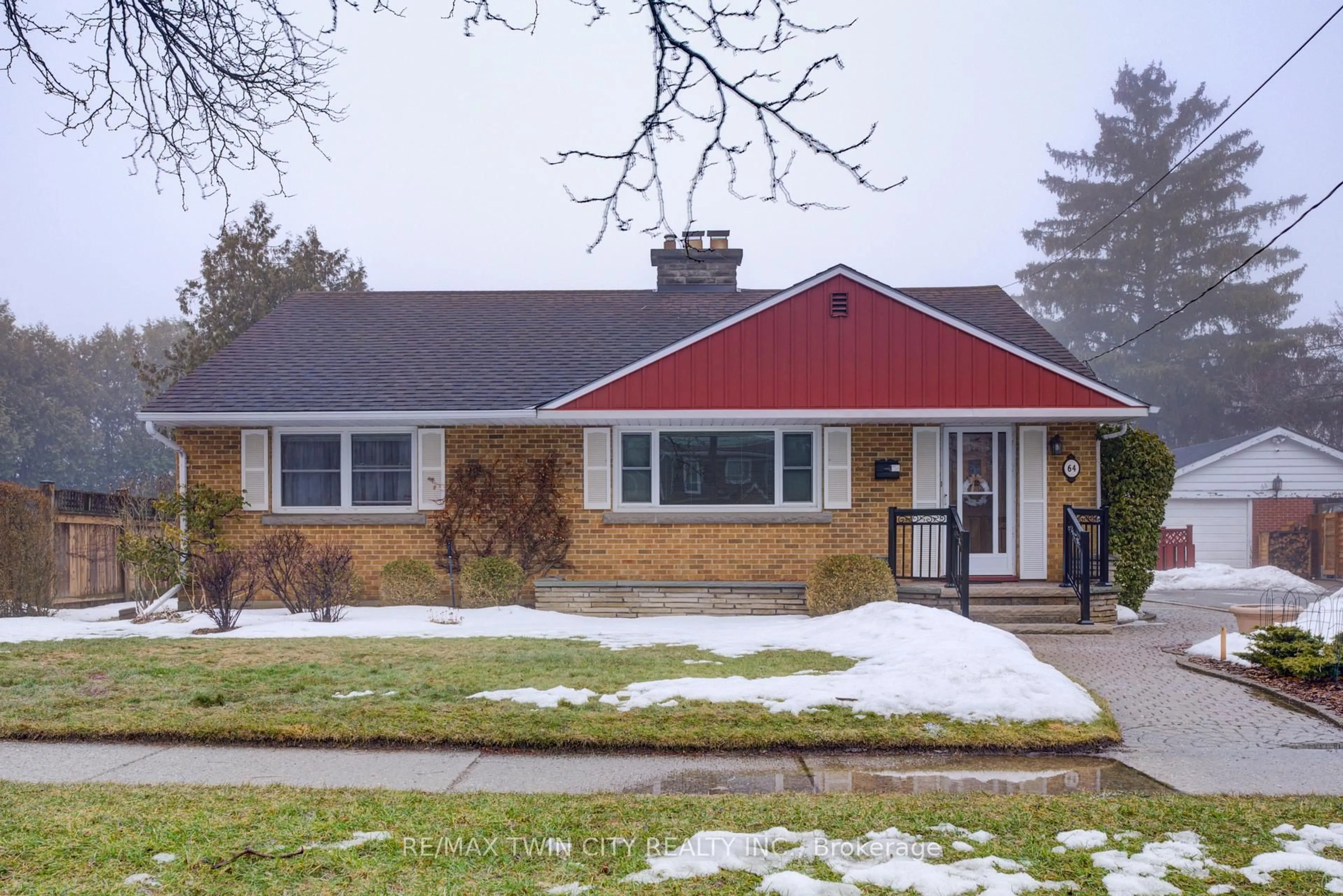 Home with brick exterior material, street for 64 The Strand Ave, Brantford Ontario N3R 1Z4