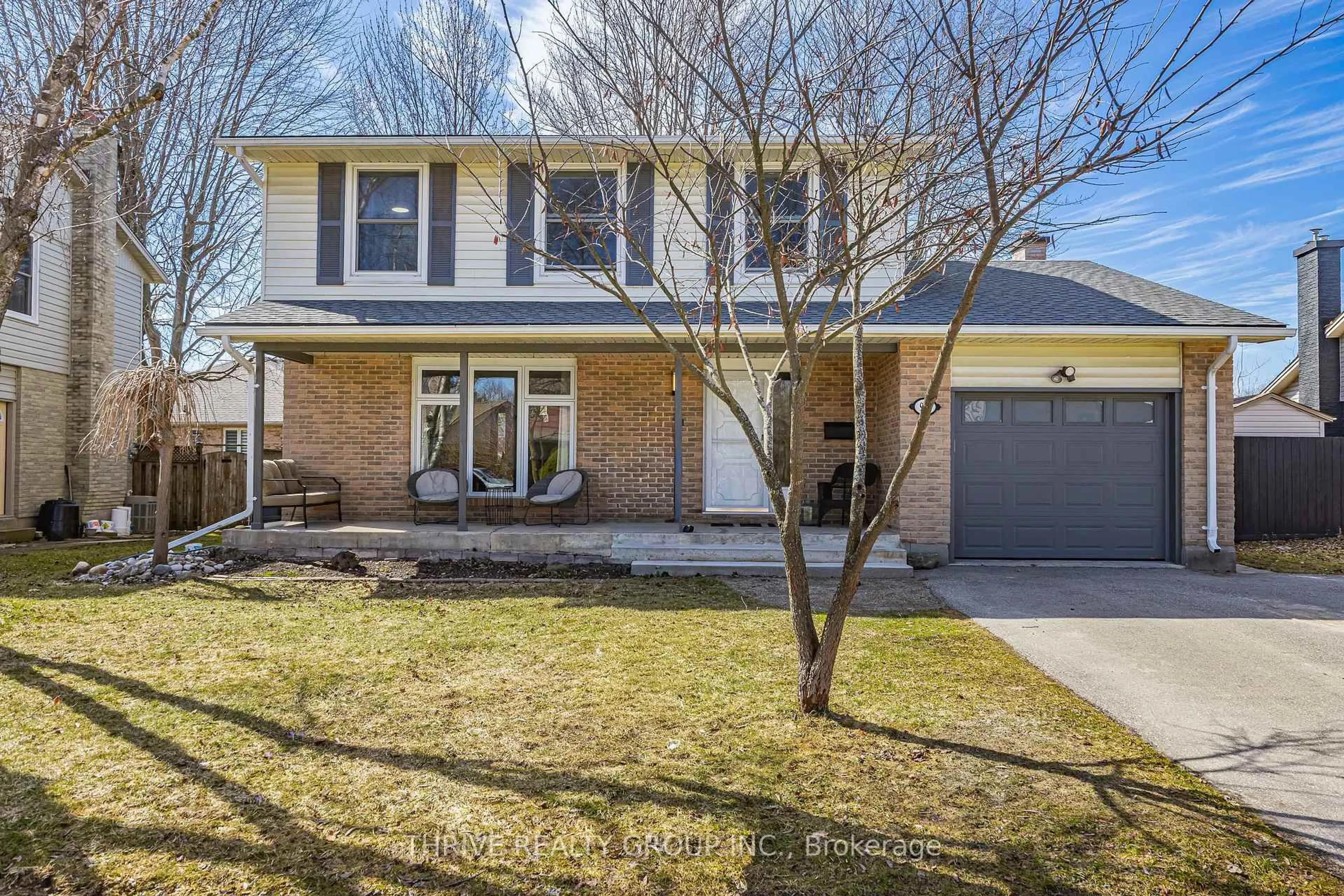 Home with brick exterior material, street for 931 FARNHAM Rd, London South Ontario N6K 1S2