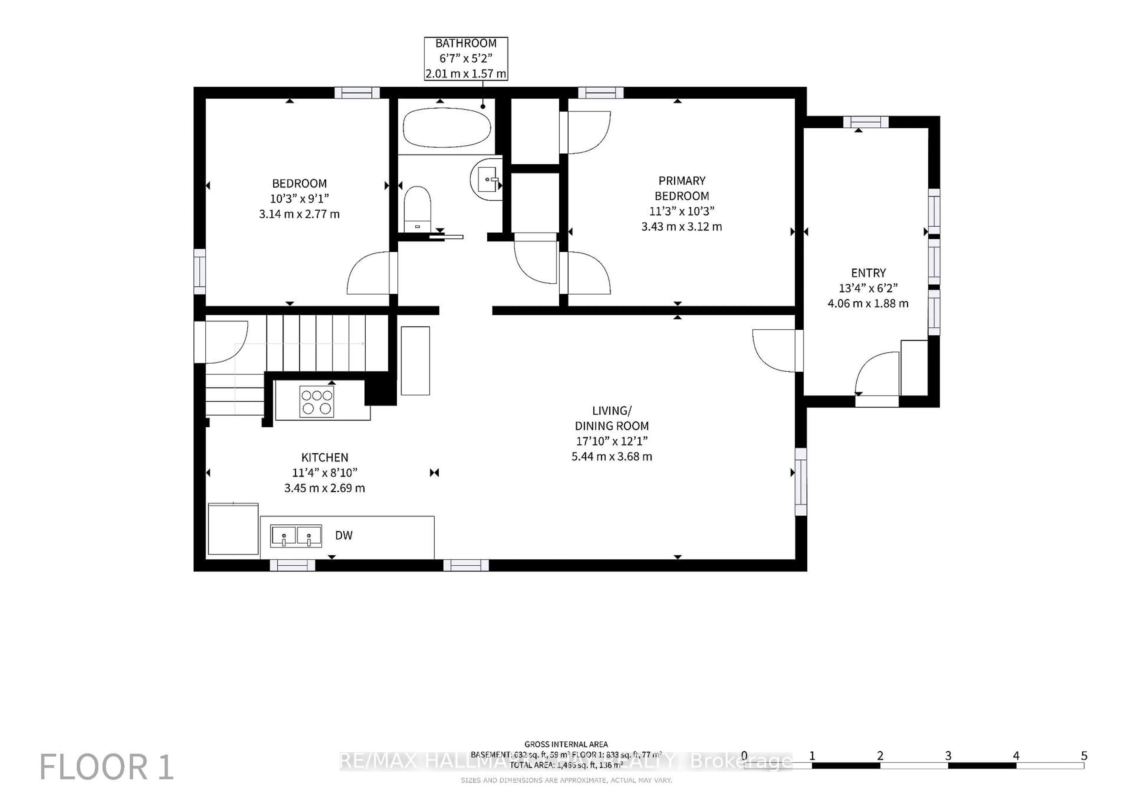 Floor plan for 9 Bolton Ave, Thorold Ontario L2V 3H5
